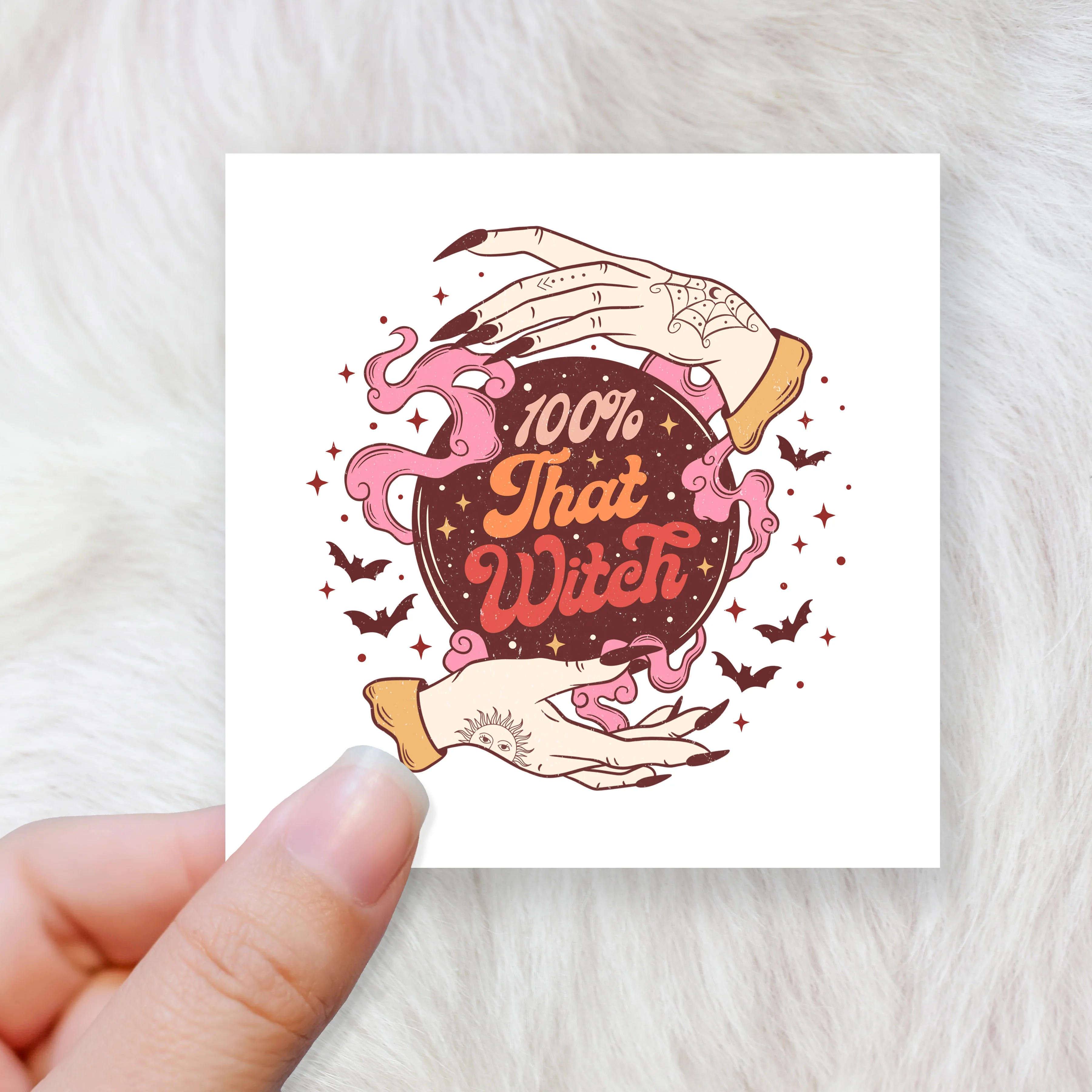 100% that witch - CHOOSE UV DTF decal - DTF Transfer