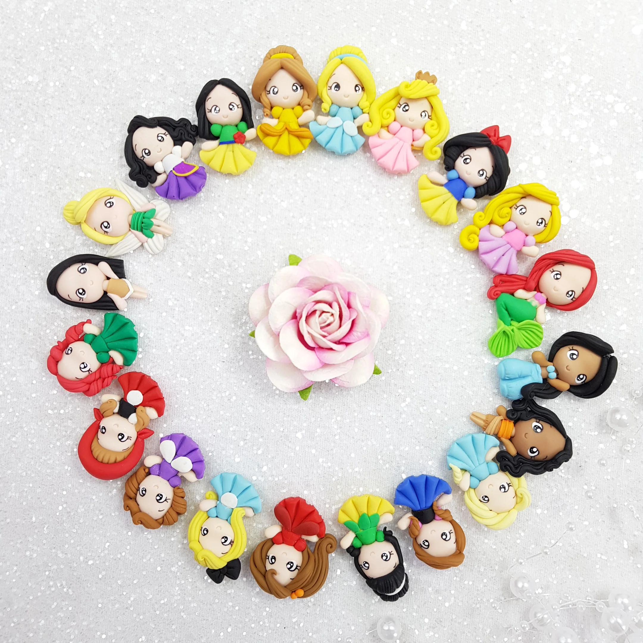 Adorable Princess - Embellishment Clay Bow Centre - Image 3