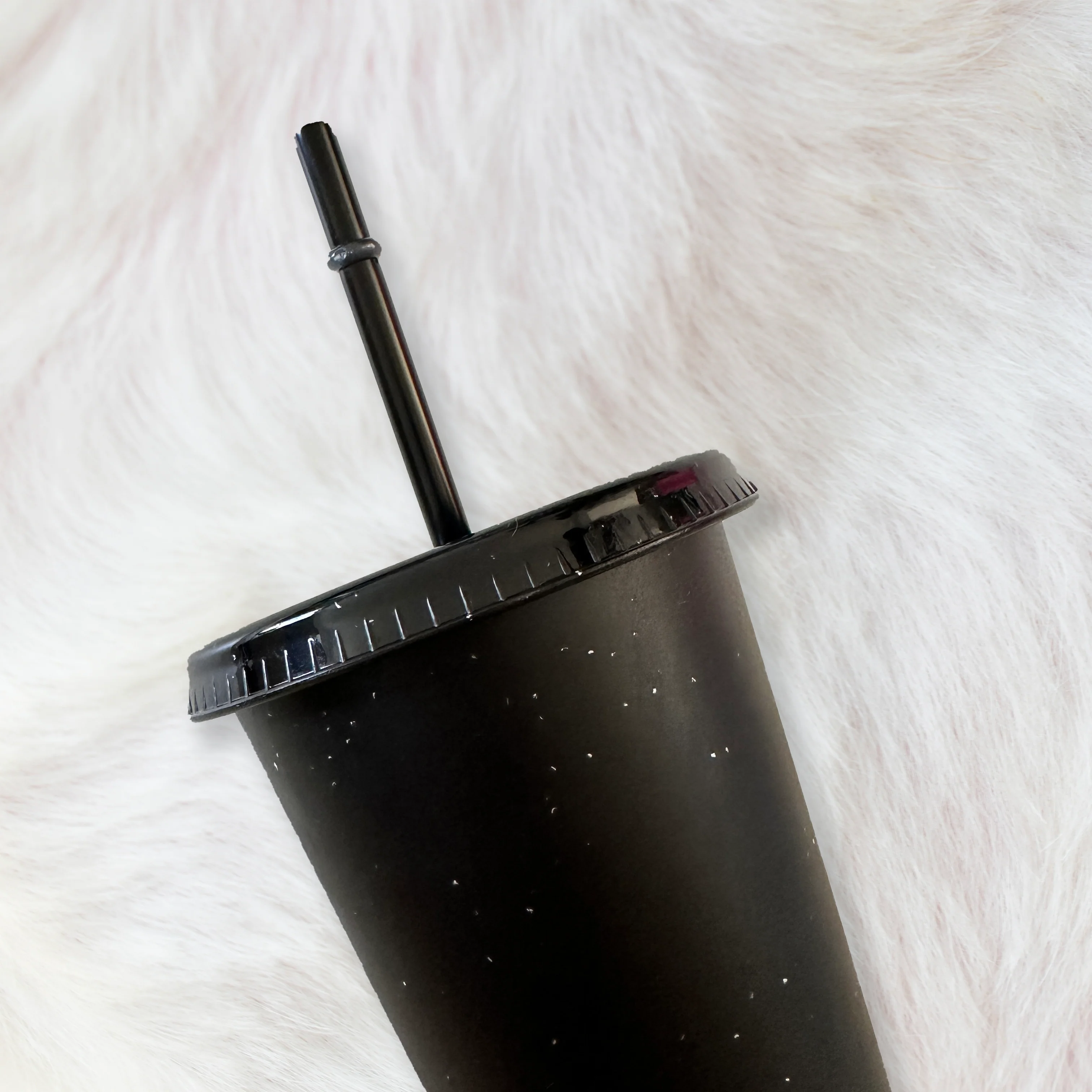 Black - Glitter colour Cold cup 24oz - Image 2