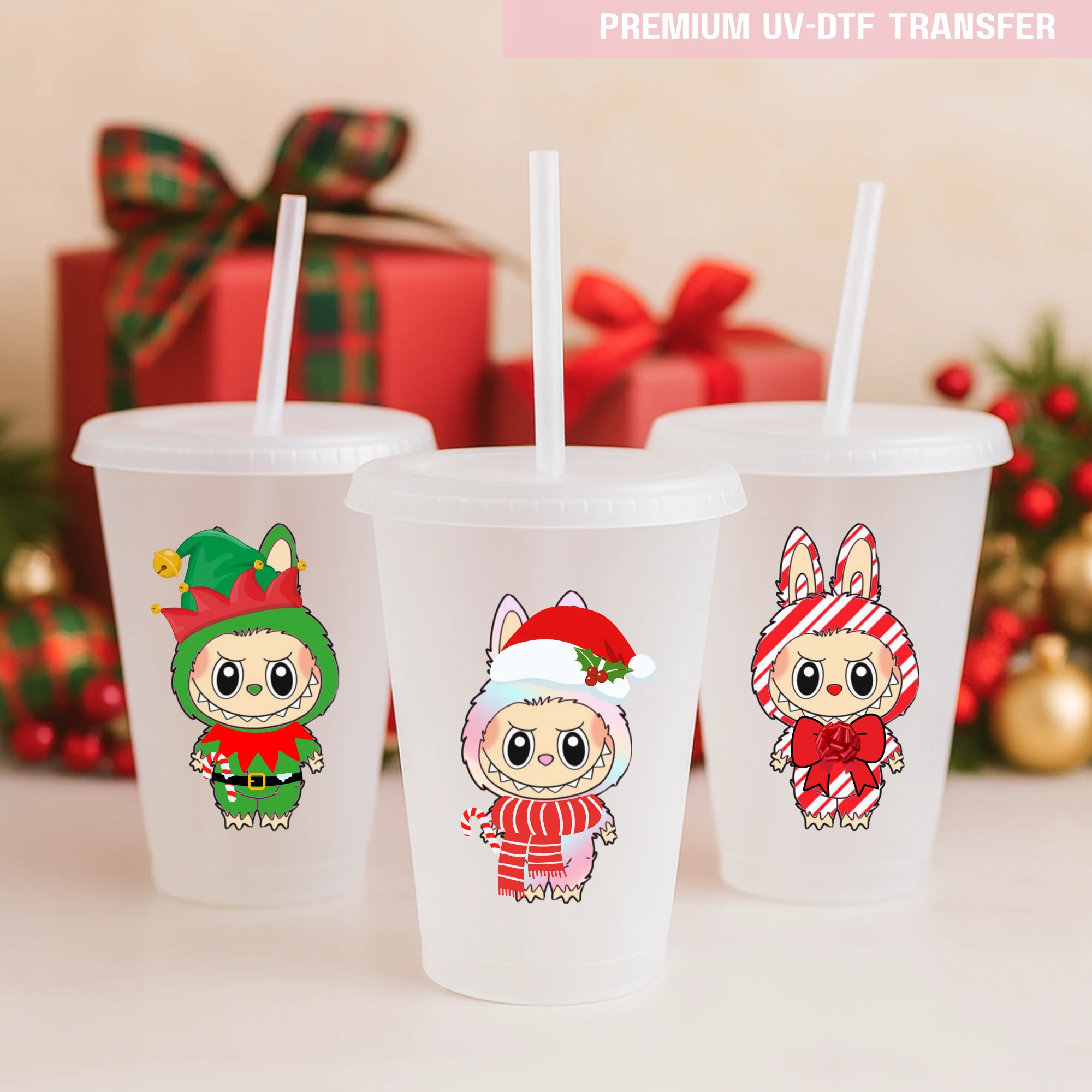Choose your Christmas Monster personalised - UV DTF - Image 3