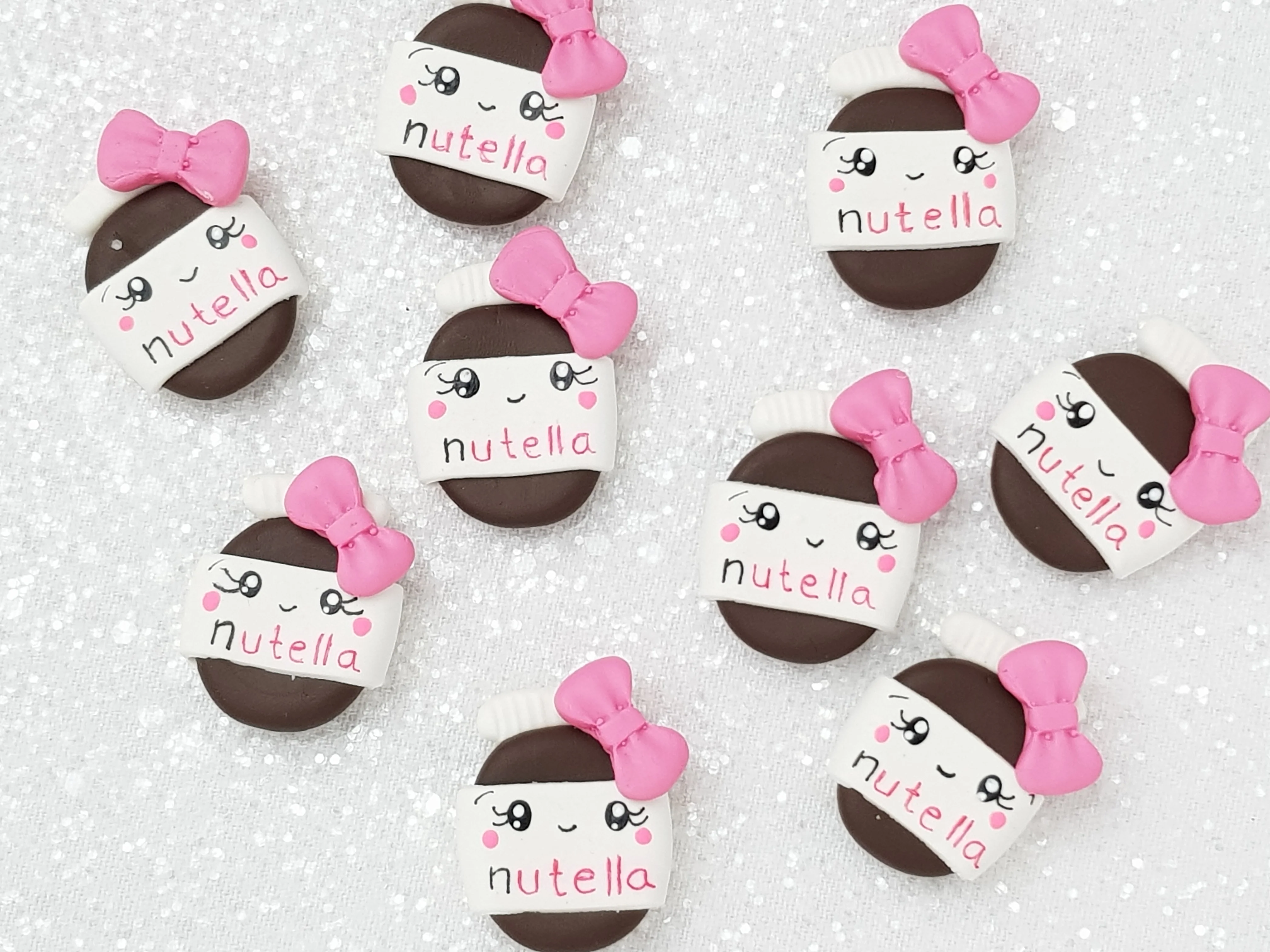 Clay Charm Embellishment - Chocolate Jam Delight