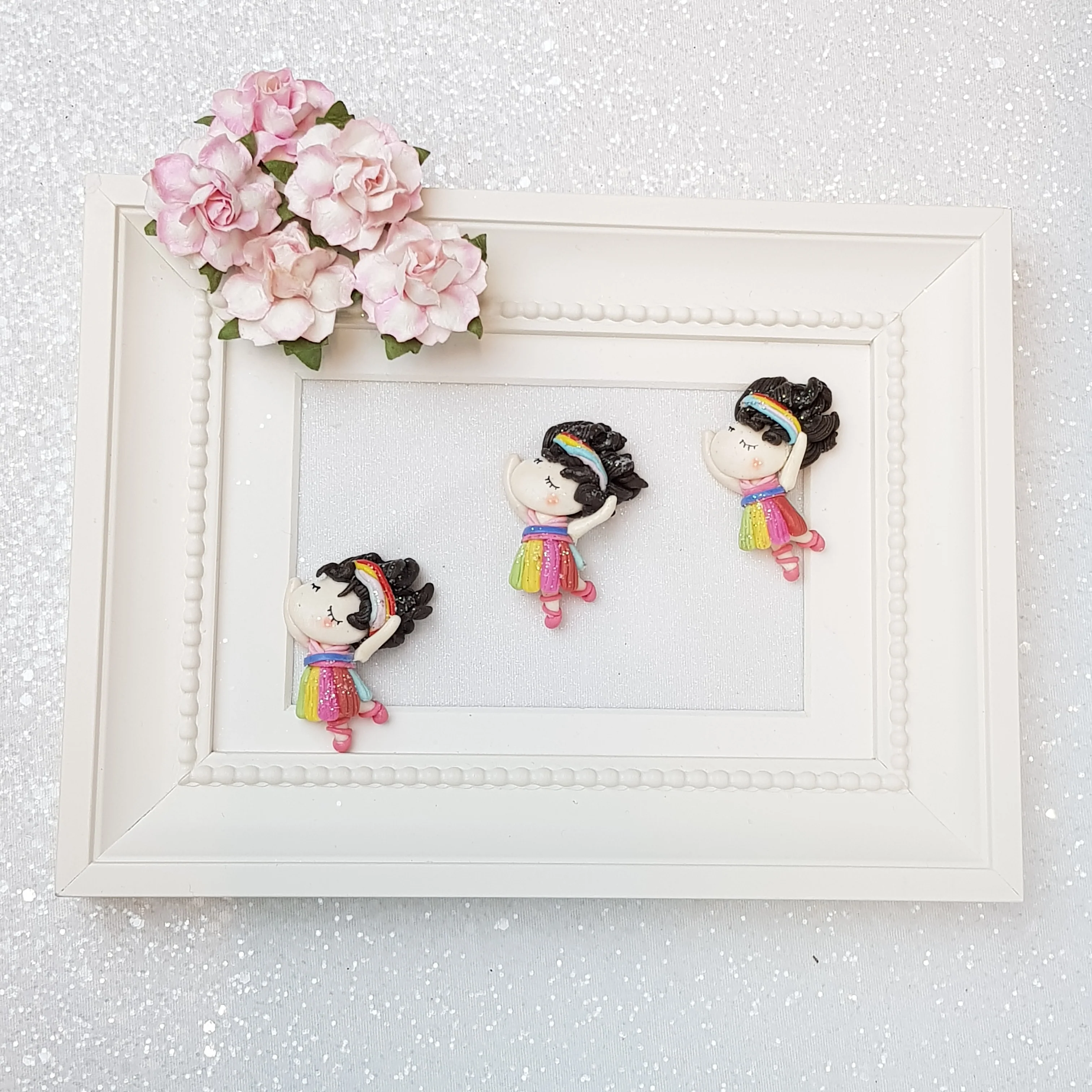 clay Charm Embellishment - Dancing Fancy
