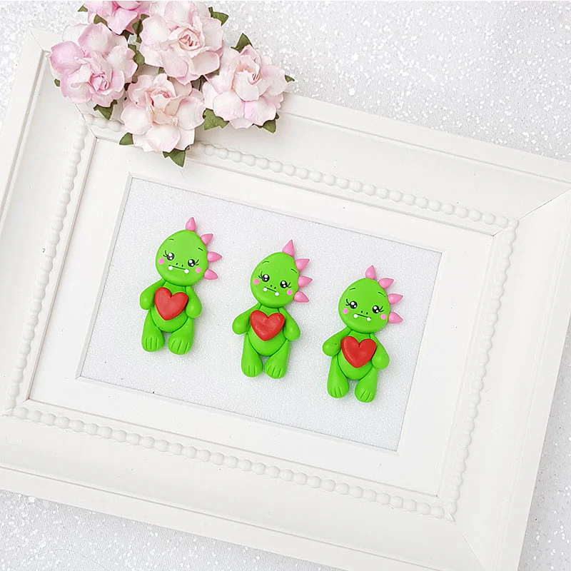 Sale Clay Charm Embellishment - Dino Delight - Image 2