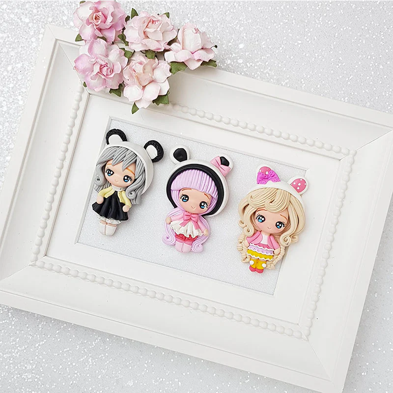 Clay Charm Embellishment - Dressing Up Girl Limited - Image 2