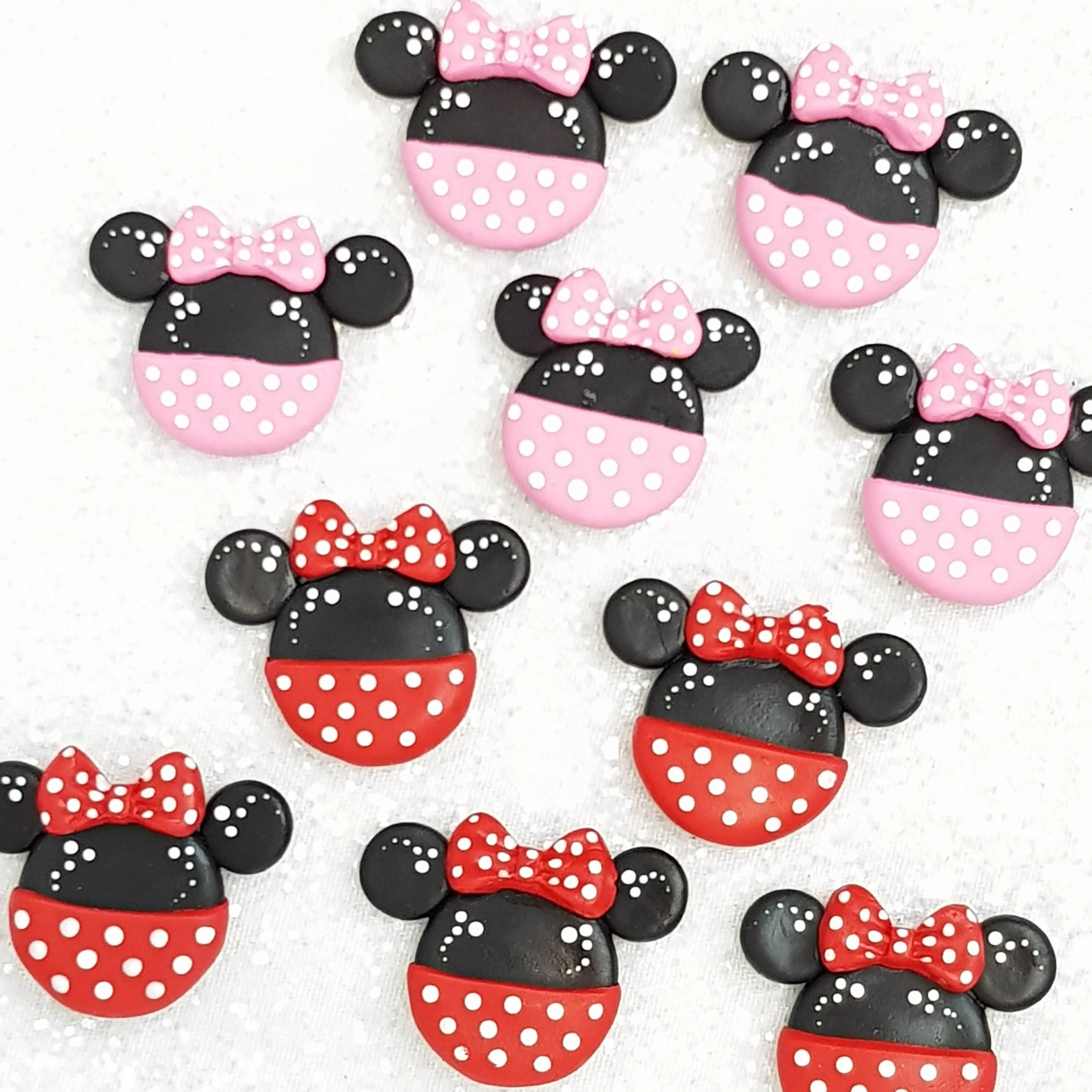 Clay Charm Embellishment - Mouse