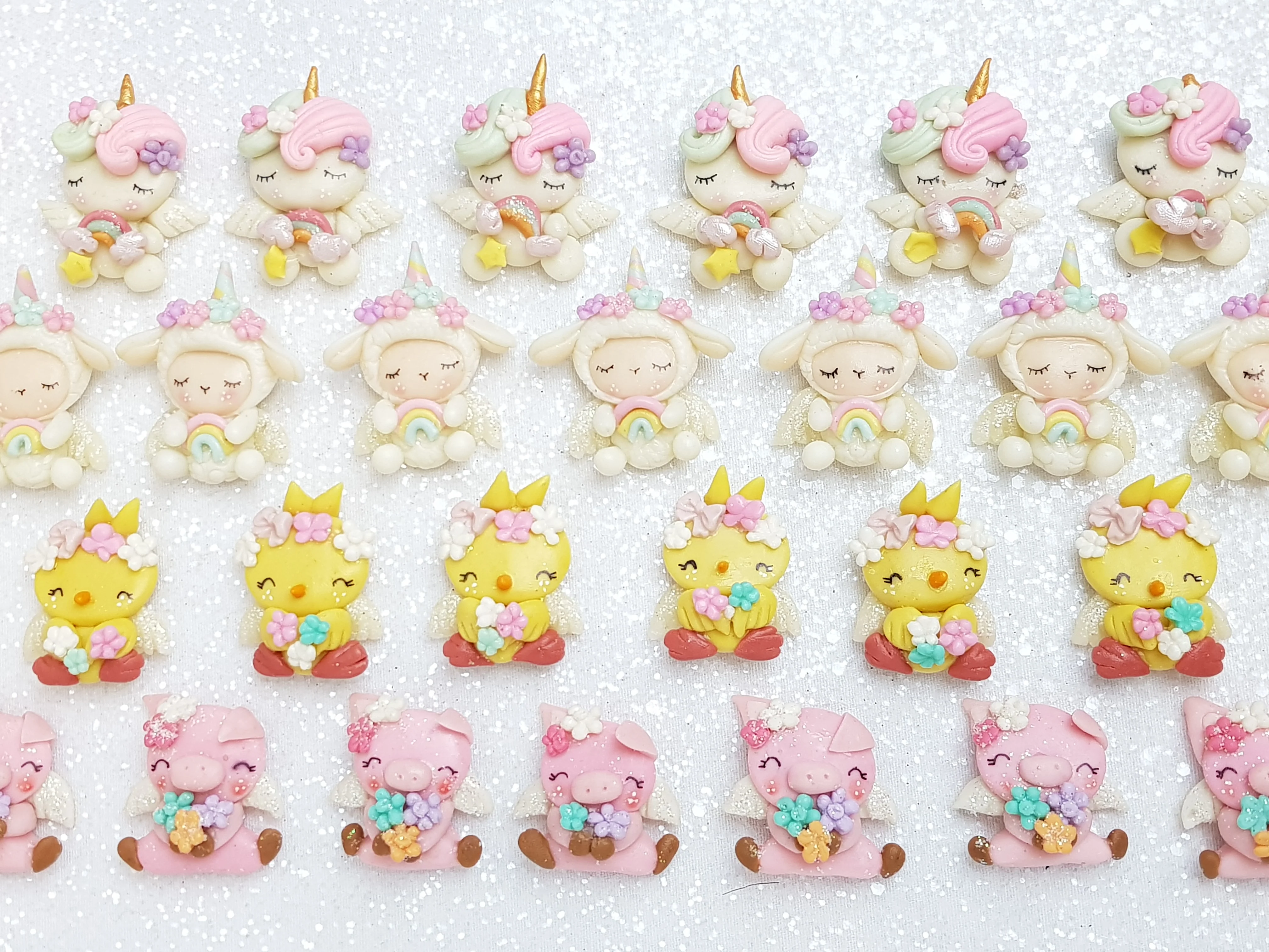 Clay Charm Embellishment - NEW Cute Animals - Image 2