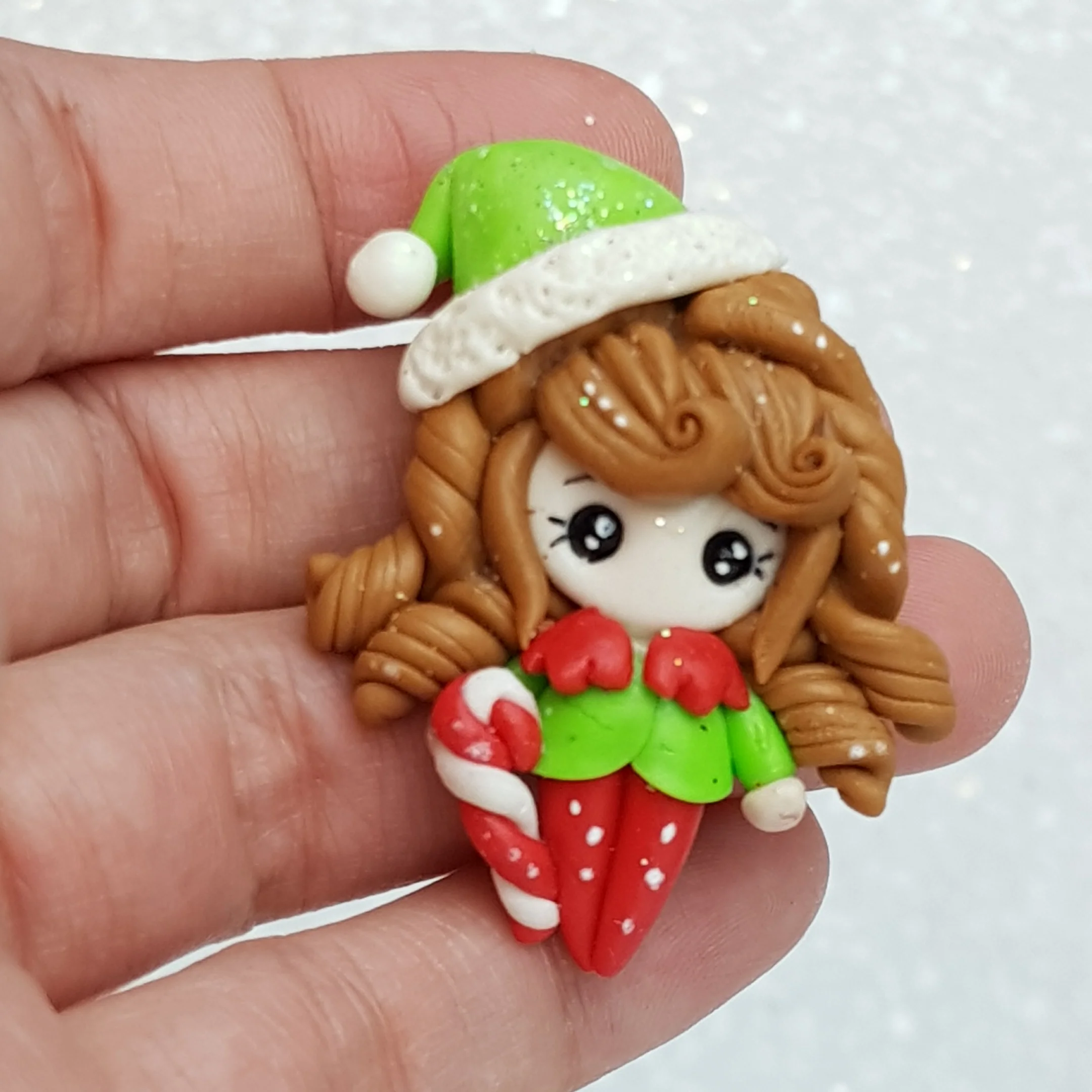 Clay Charm Embellishment - New Elf Girl