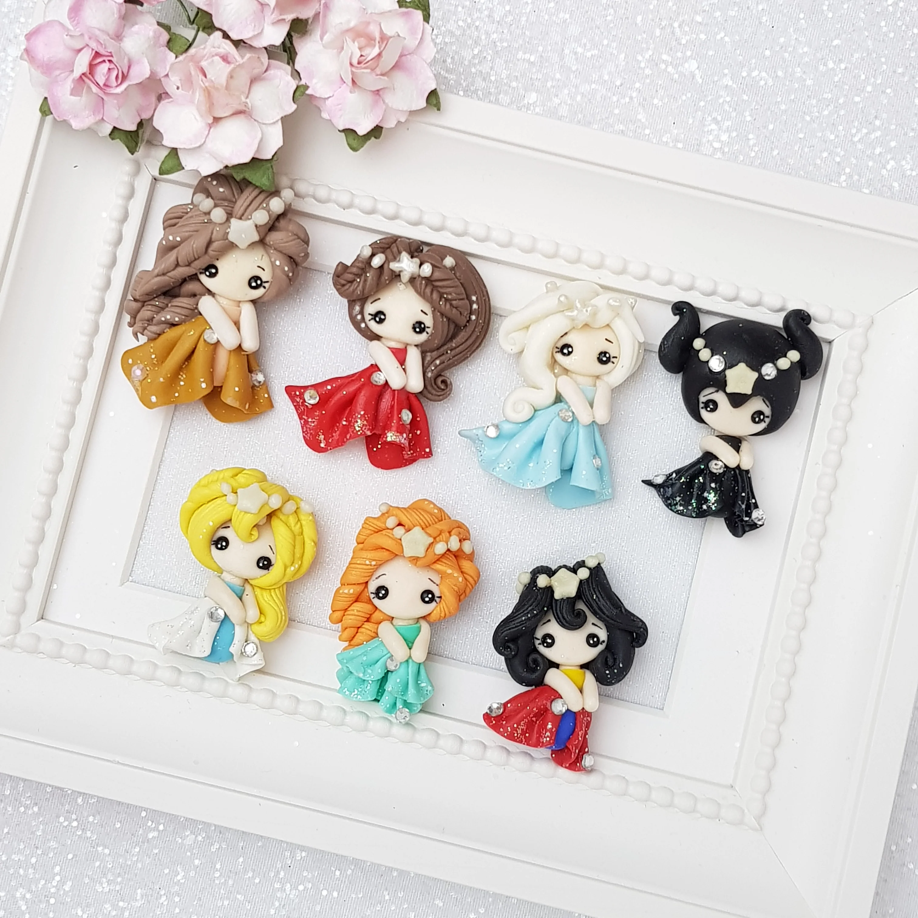 Clay Charm Embellishment - party princess - Image 2
