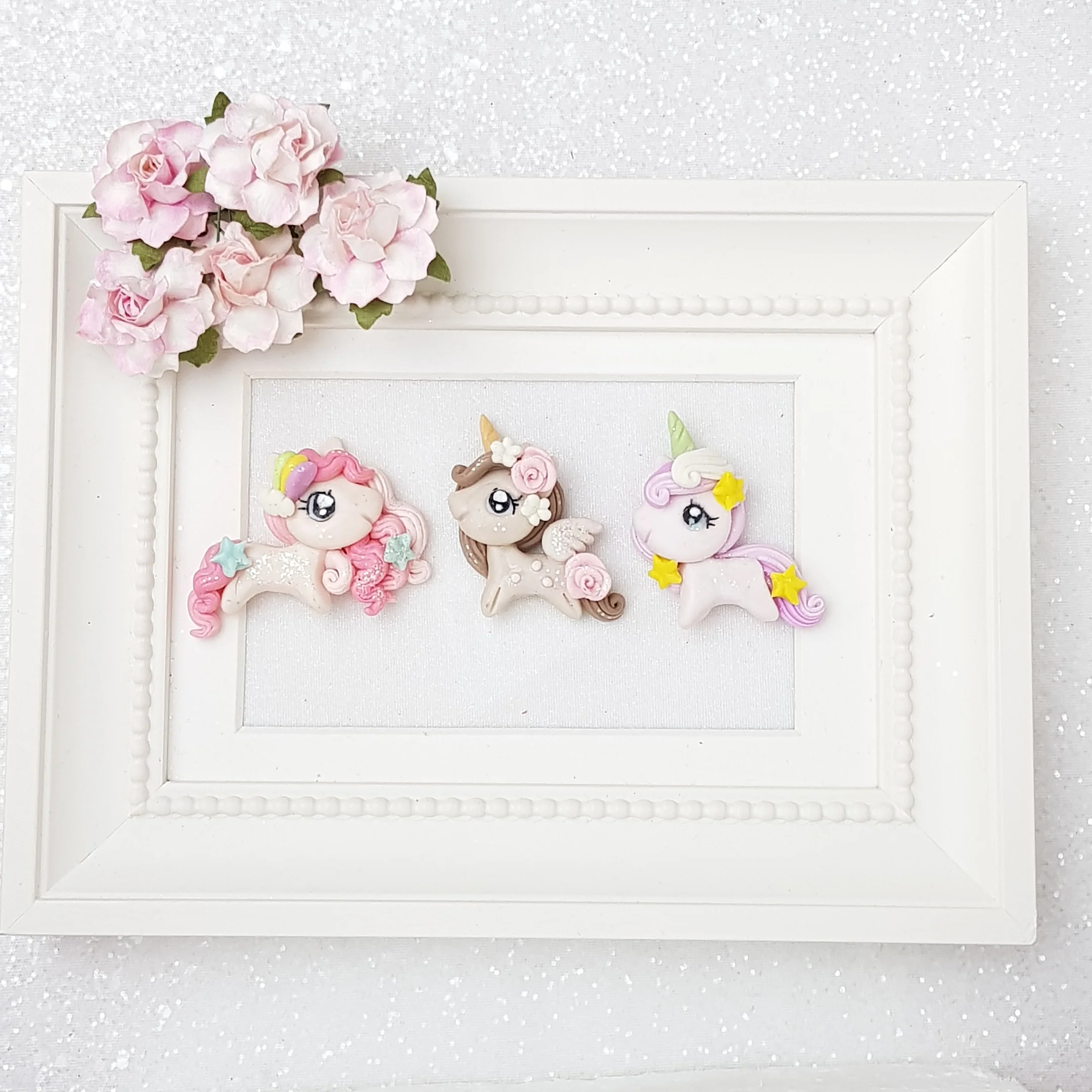 Clay Charm Embellishment - Pony Unicorn - Image 3