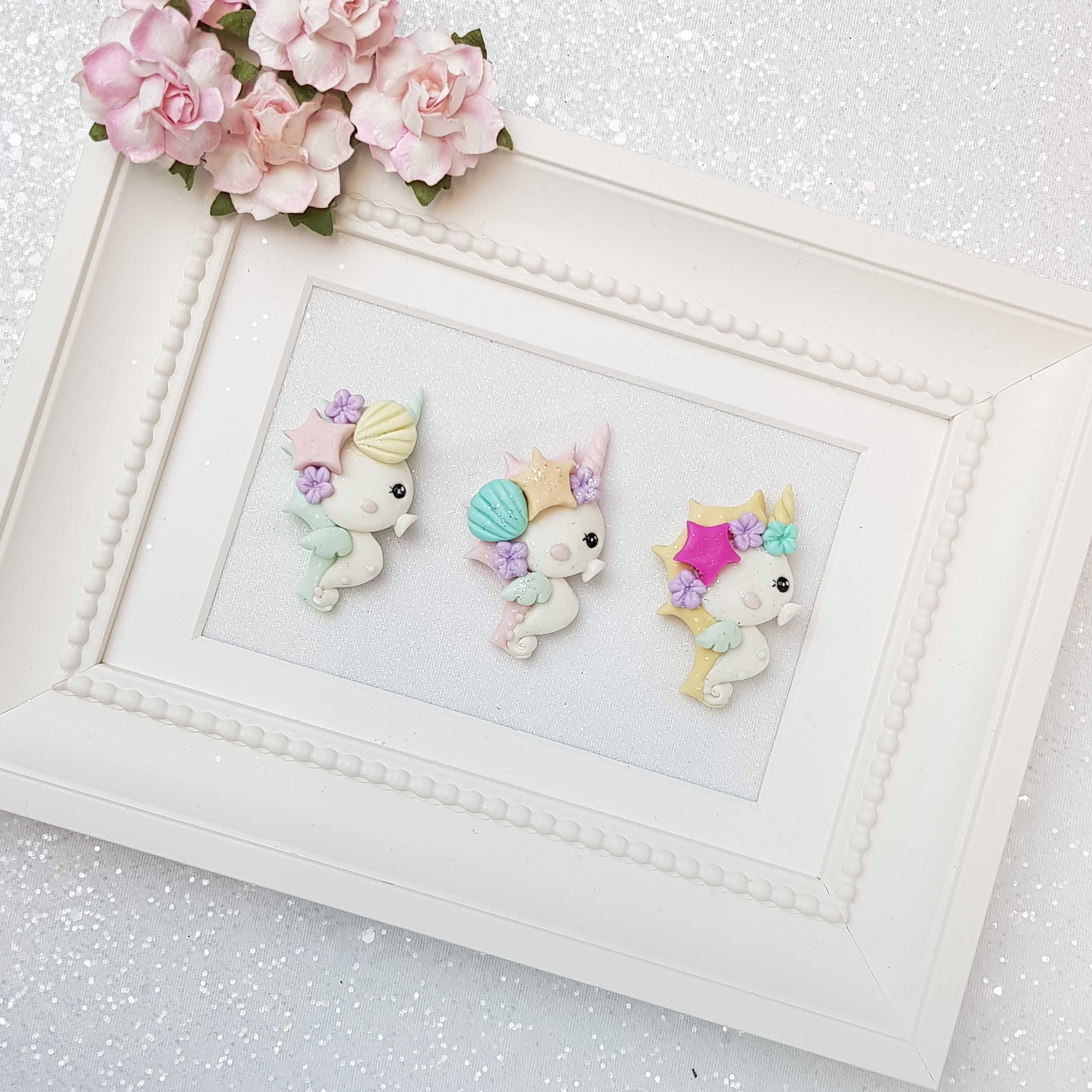 Clay Charm Embellishment - Pouty Seahorse C - Image 2