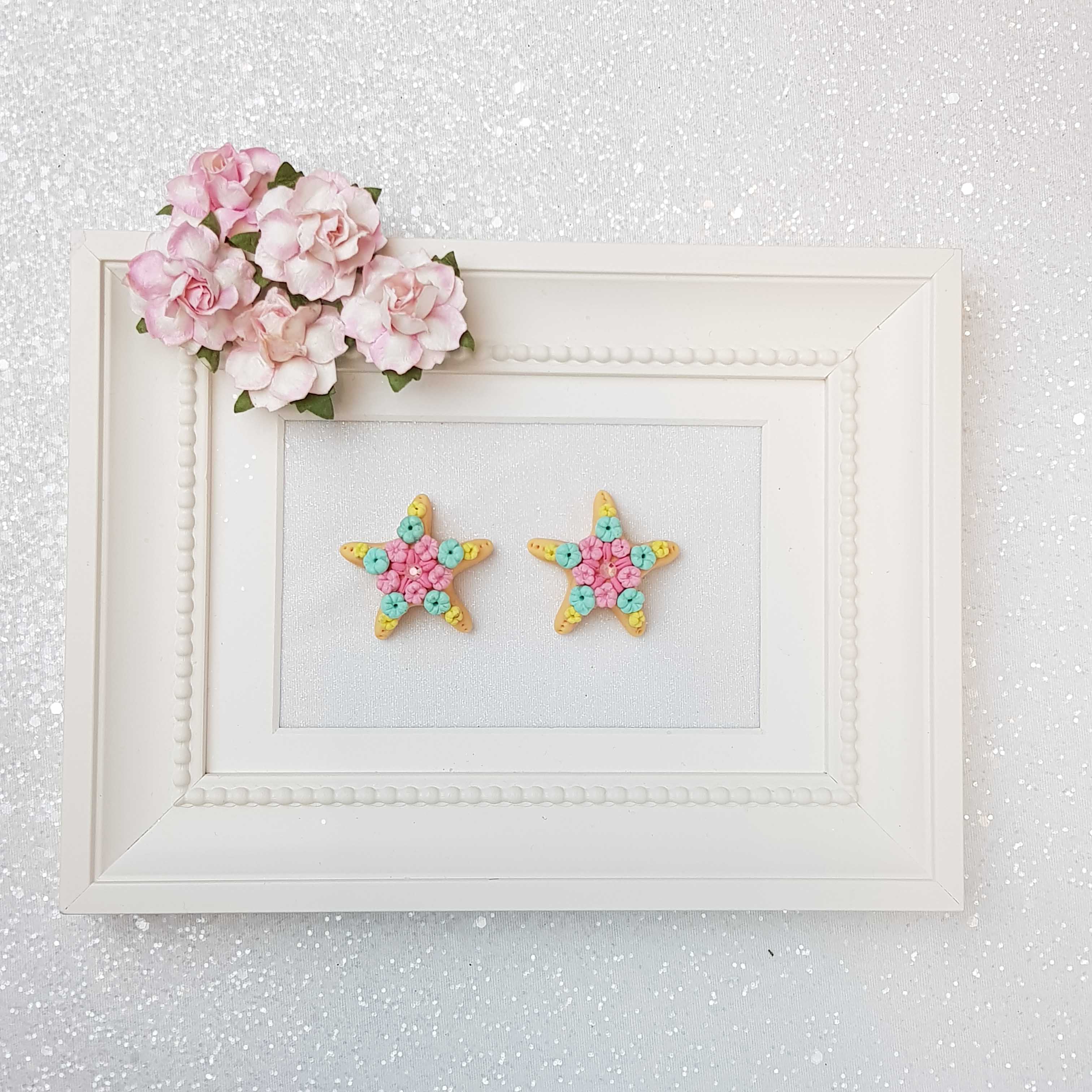 Clay Charm Embellishment - Starfish