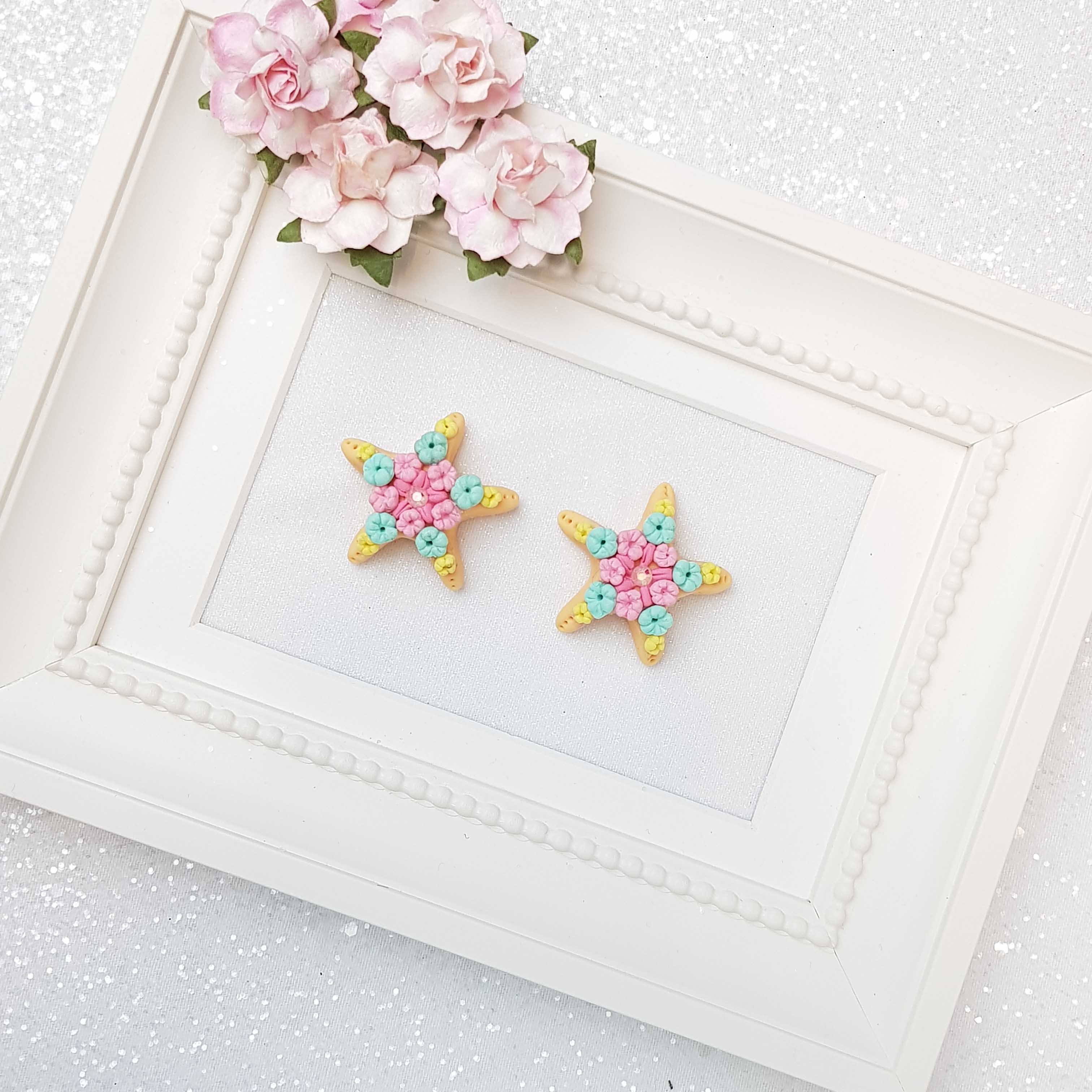 Clay Charm Embellishment - Starfish - Image 2
