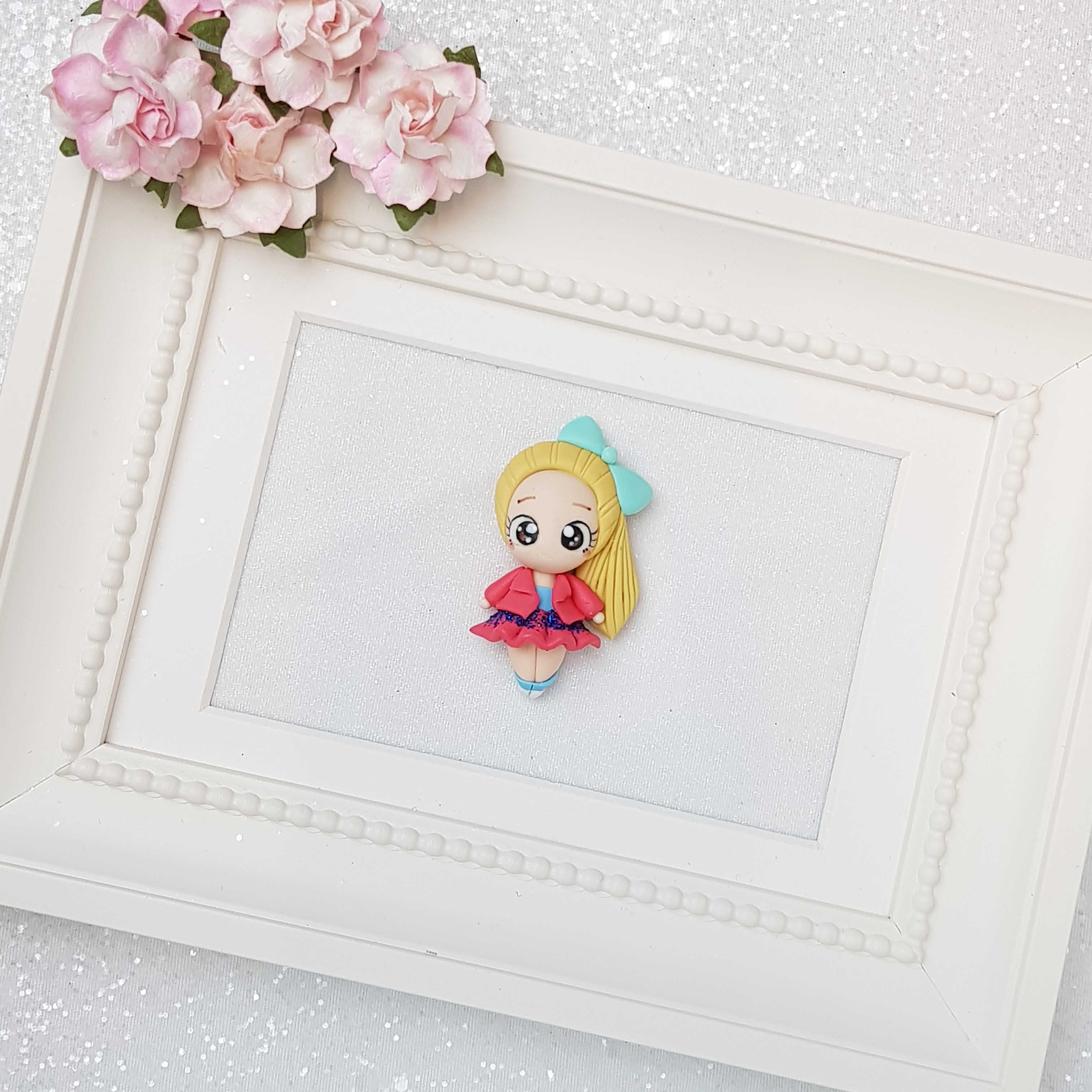 Clay Charm Embellishment - The Big Eyes Girl - Image 2