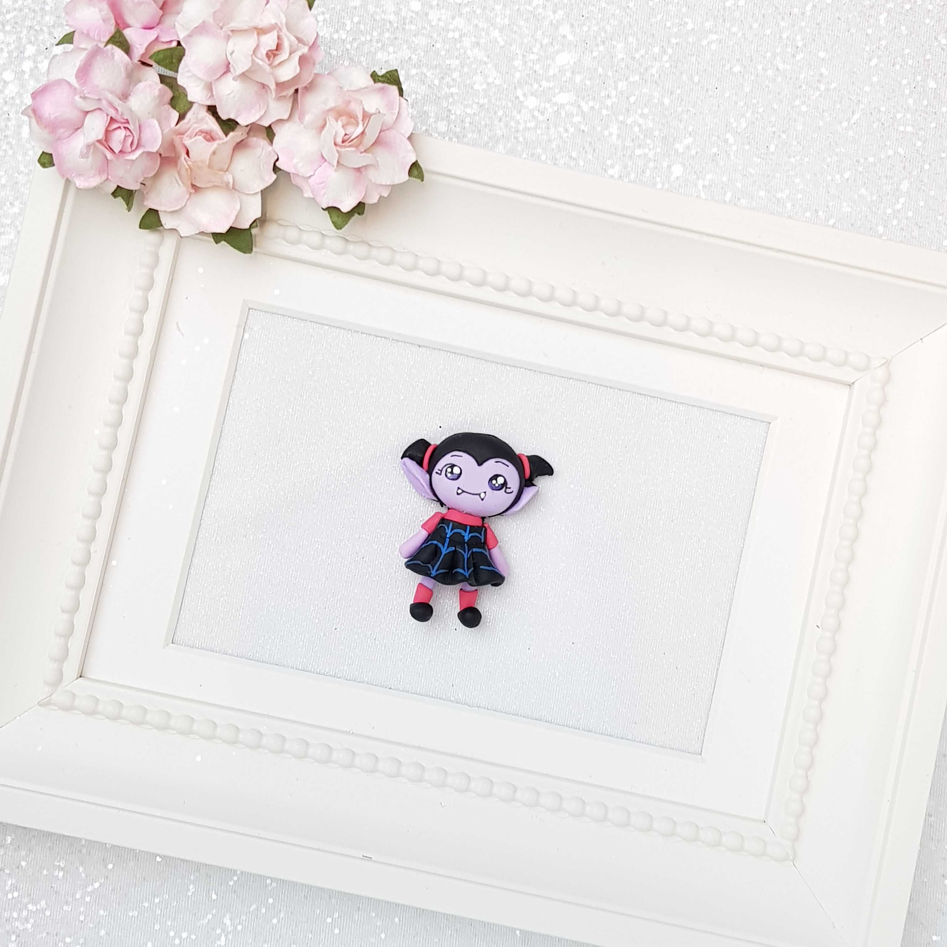 Clay Charm Embellishment - The Vampire Girl - Image 3