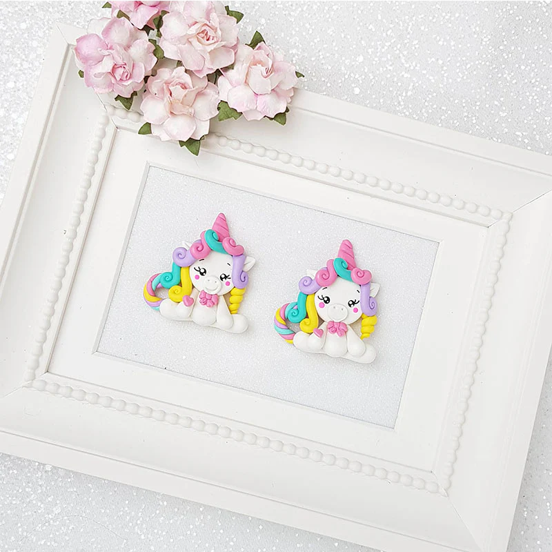 Clay Charm Embellishment - Unicorn Delight - Image 2