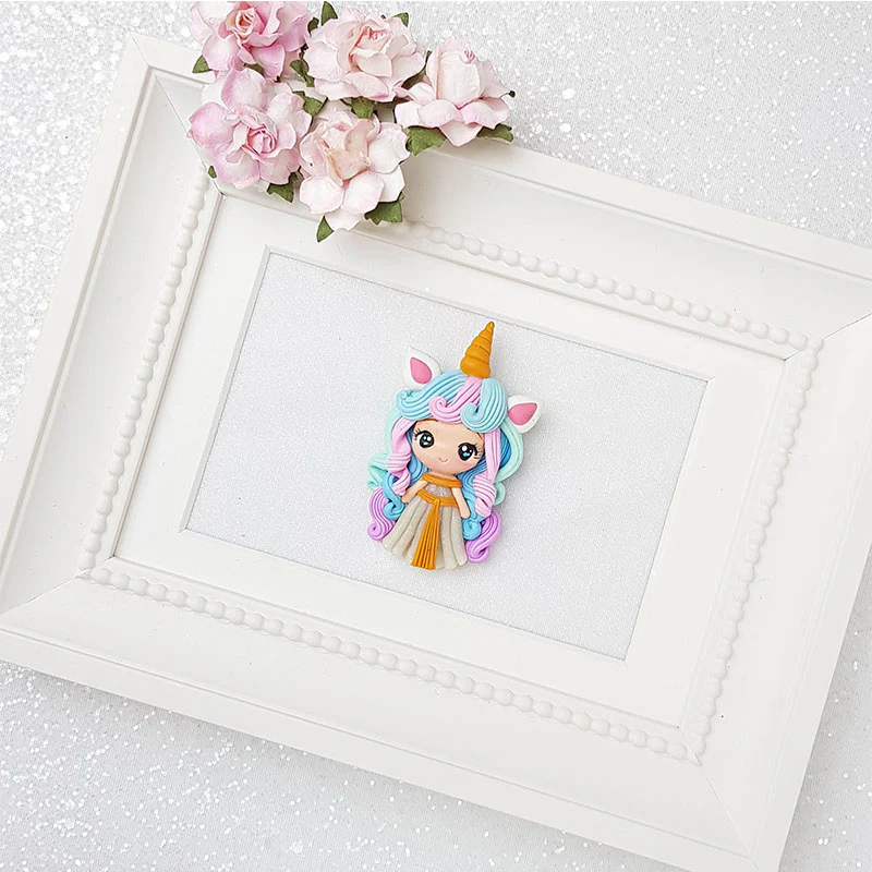 Clay Charm Embellishment - Unicorn Girl Limited - Image 2