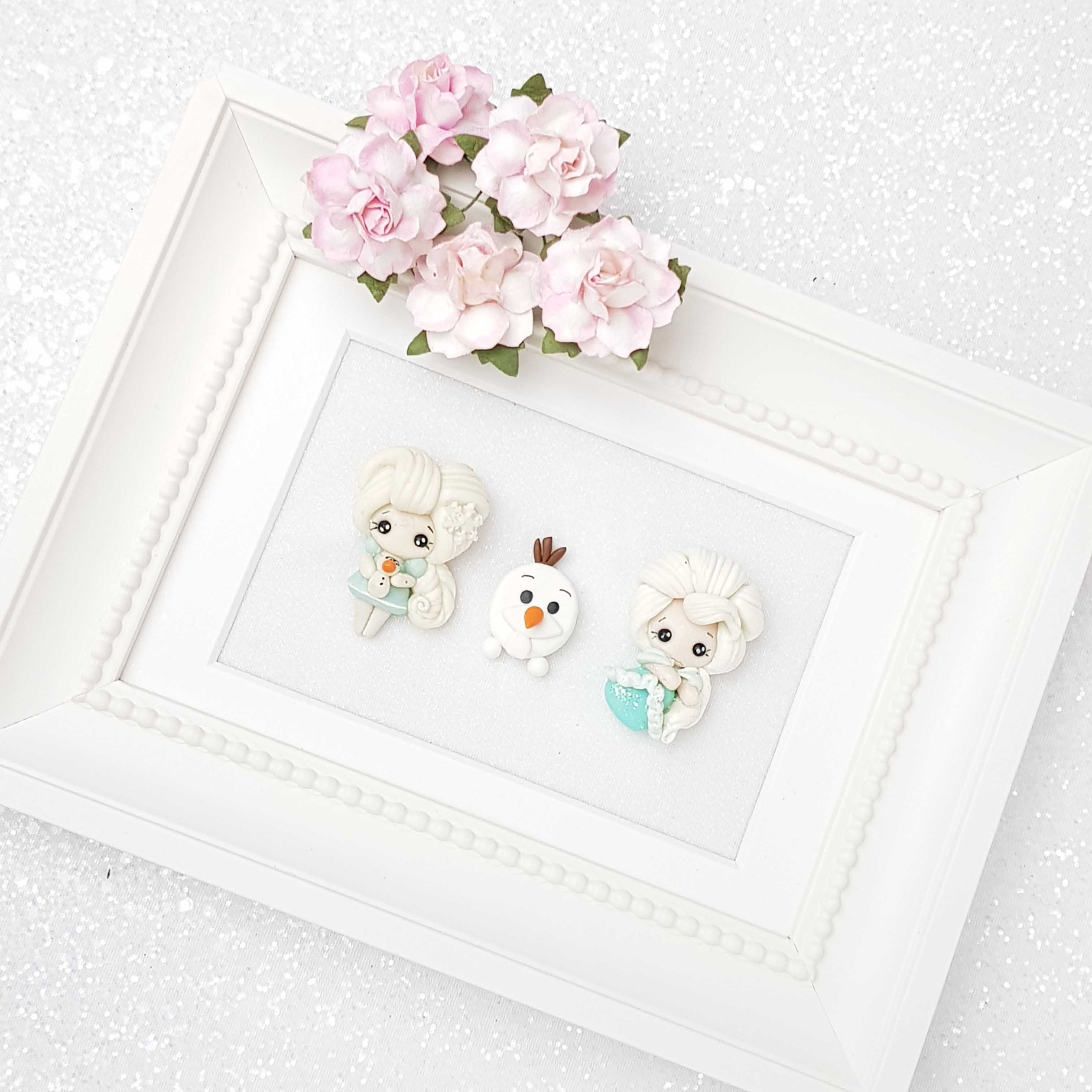 Clay Charm Embellishment - Winter Princess A - Image 2