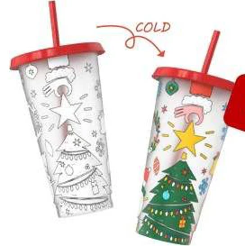 Colour changing Christmas - Cold cup 24oz