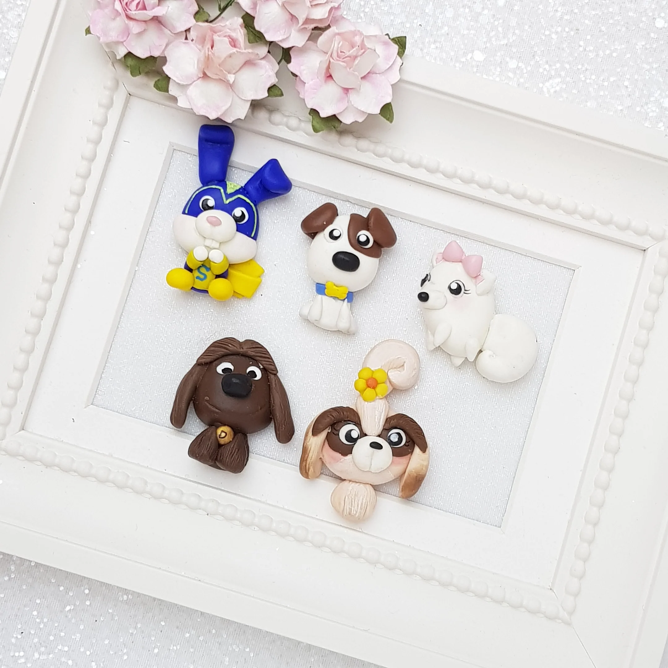 Sale Dogs - Embellishment Clay Bow Centre