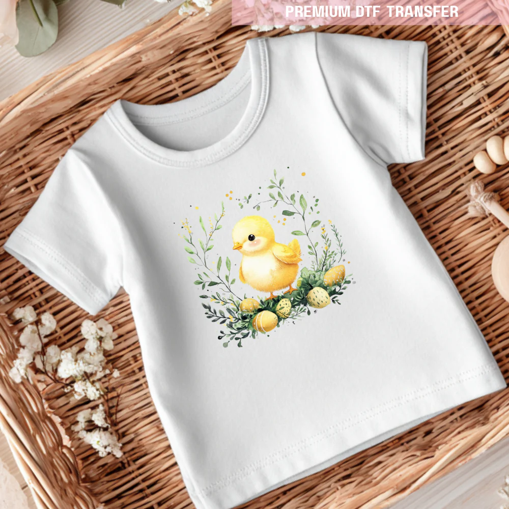 DTF Transfer - bloom chick - Easter - DTF ready to press