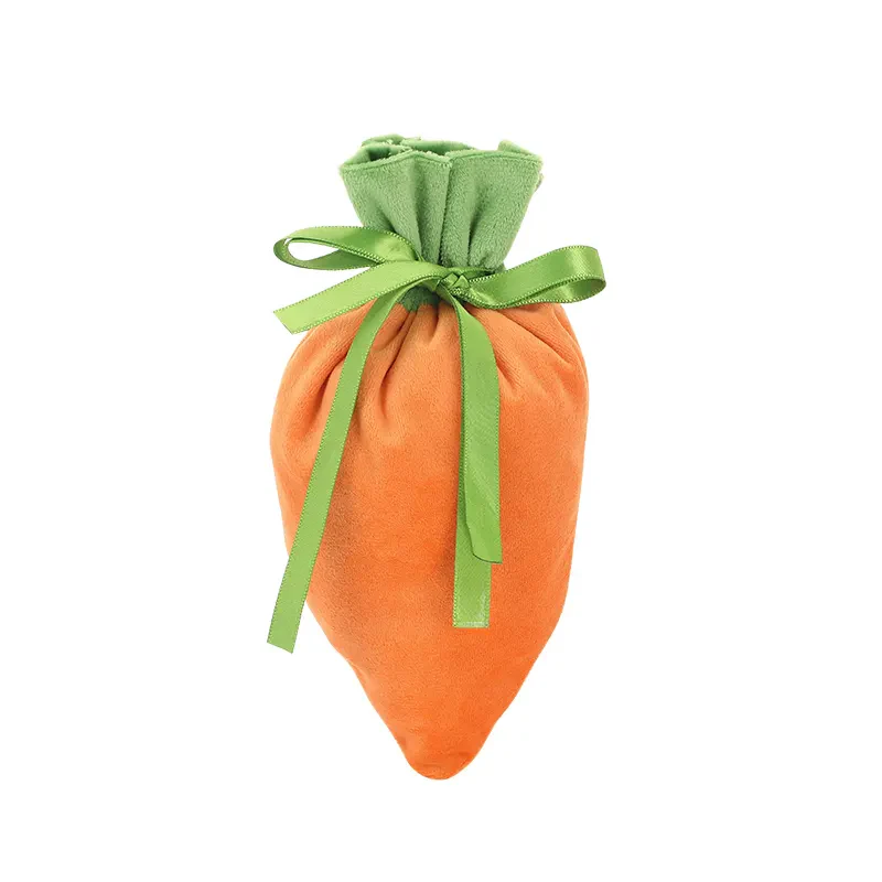 Easter velvet carrot bag - Plain - Image 2