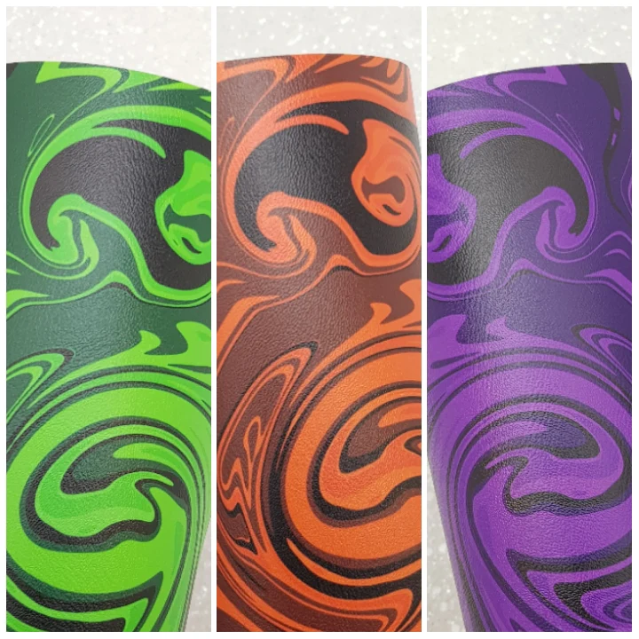 Exclusive Halloween goey slime - Pu Leather vinyl - canvas - choose Fabric material Sheets