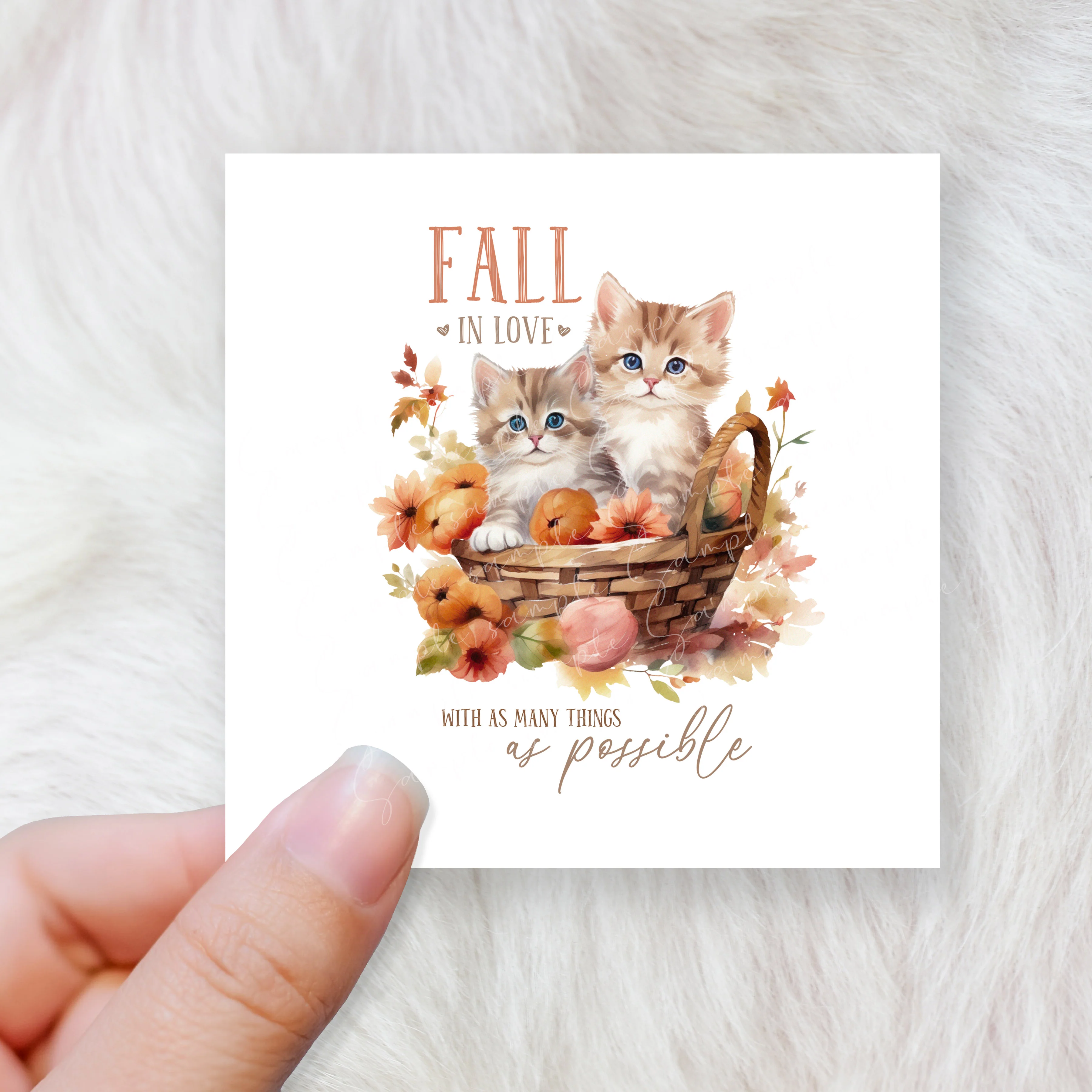 Fall in love with as many things as possible - CHOOSE UV DTF decal - DTF Transfer