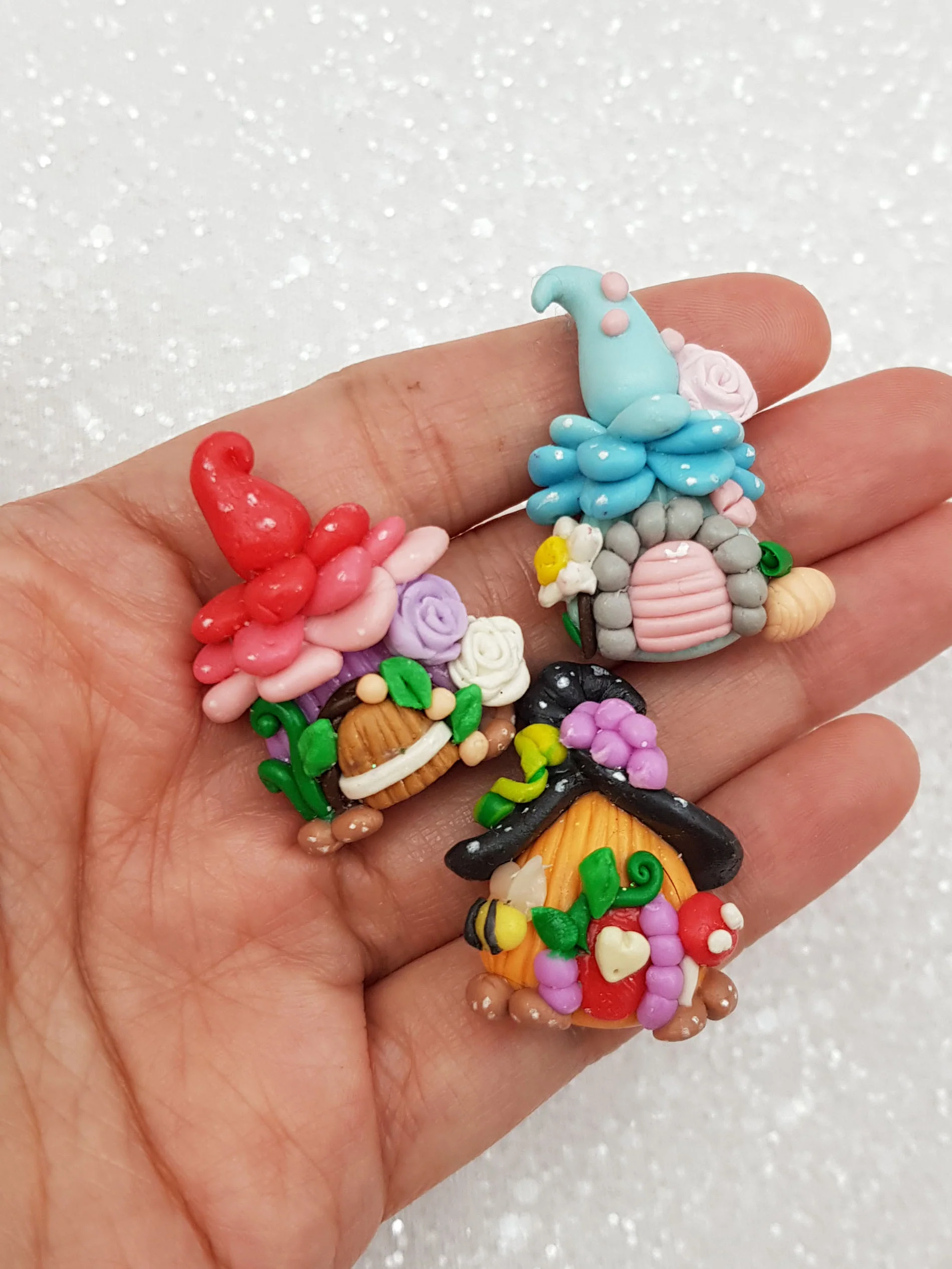 Clay Charm Embellishment - New Fairy House