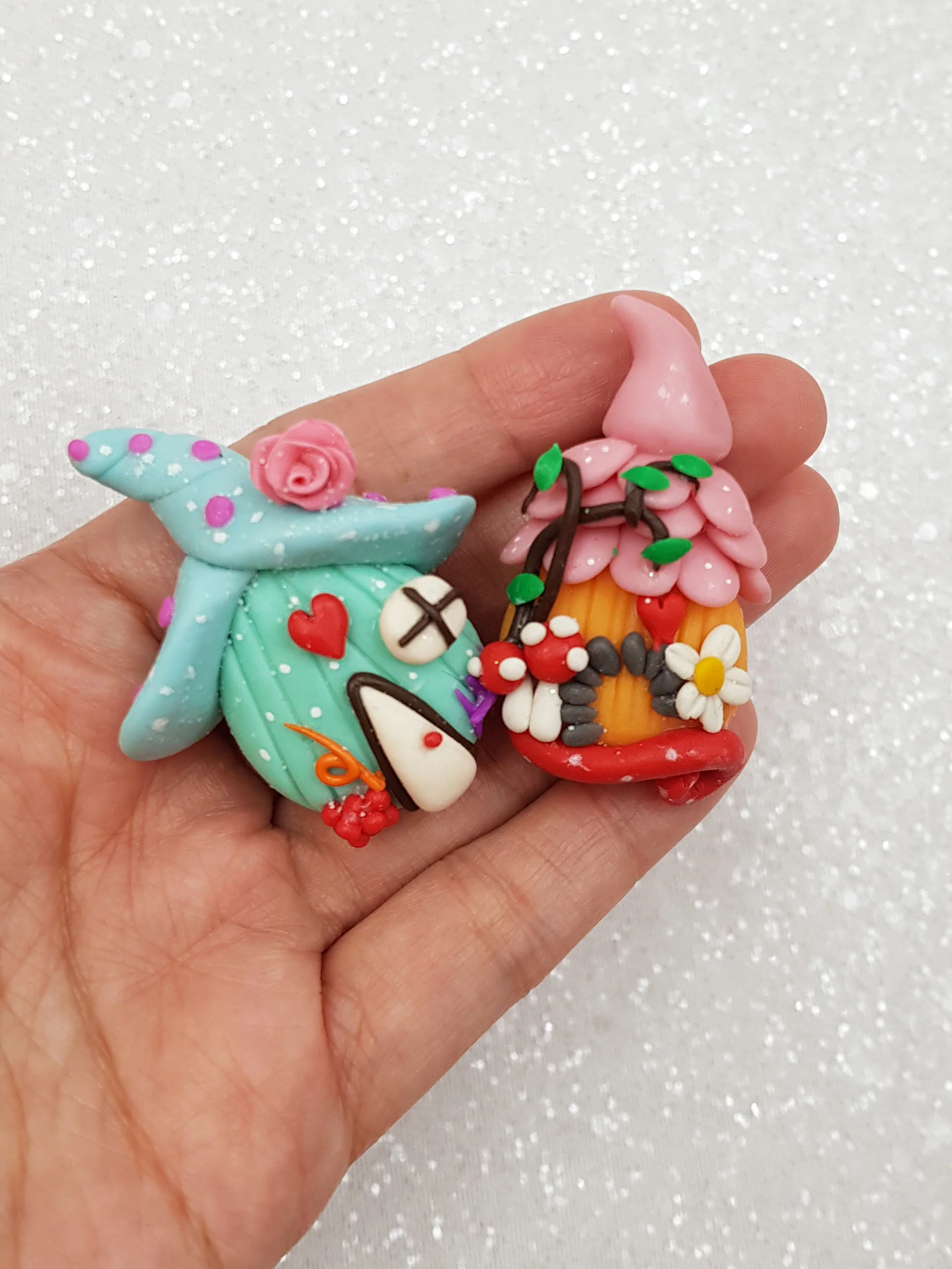 Clay Charm Embellishment - New Fairy House B