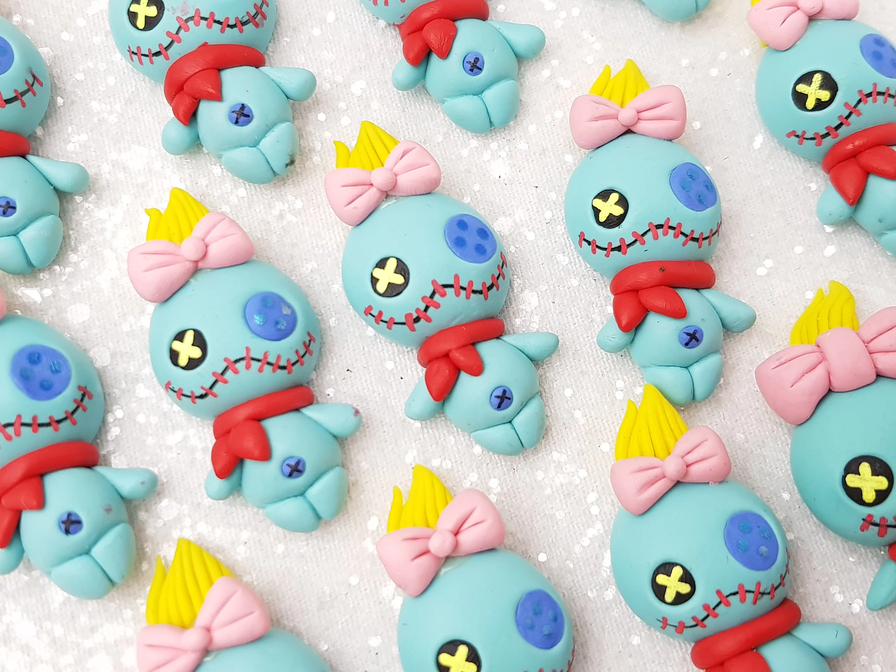 Clay Charm Embellishment - NEW Voodoo Doll