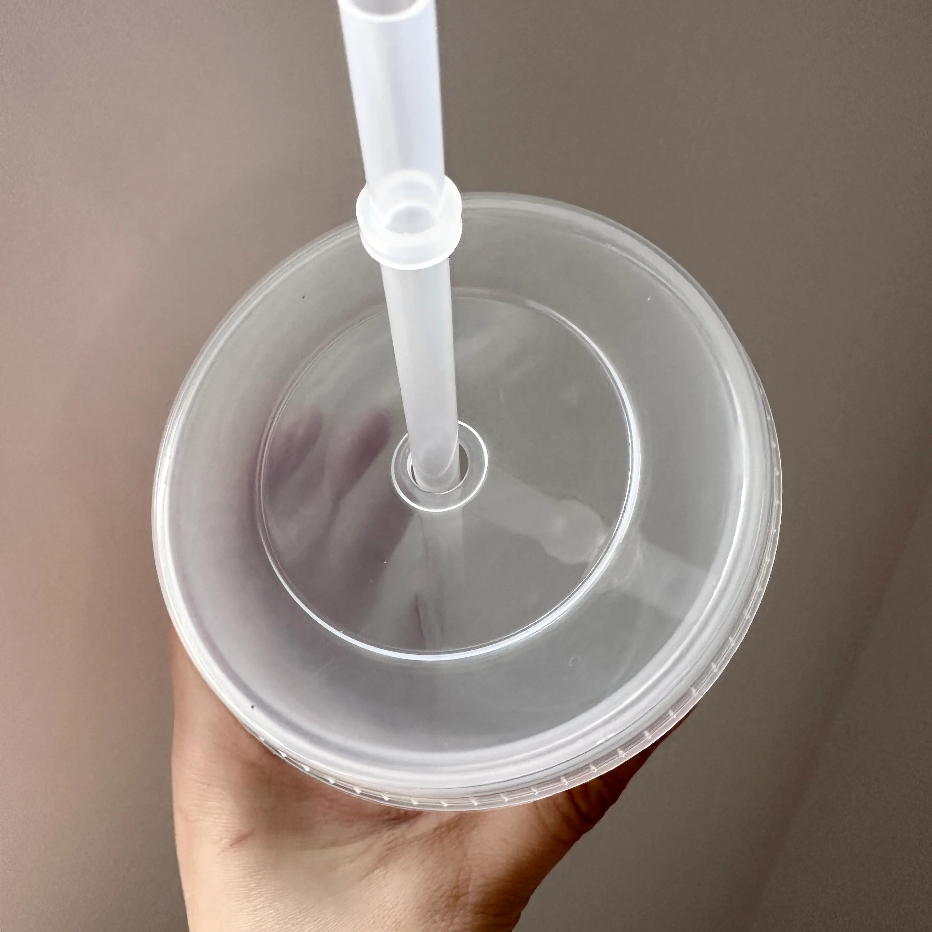 Frosted solid transparent lid 16oz - 470ml Cold Cups - Image 2