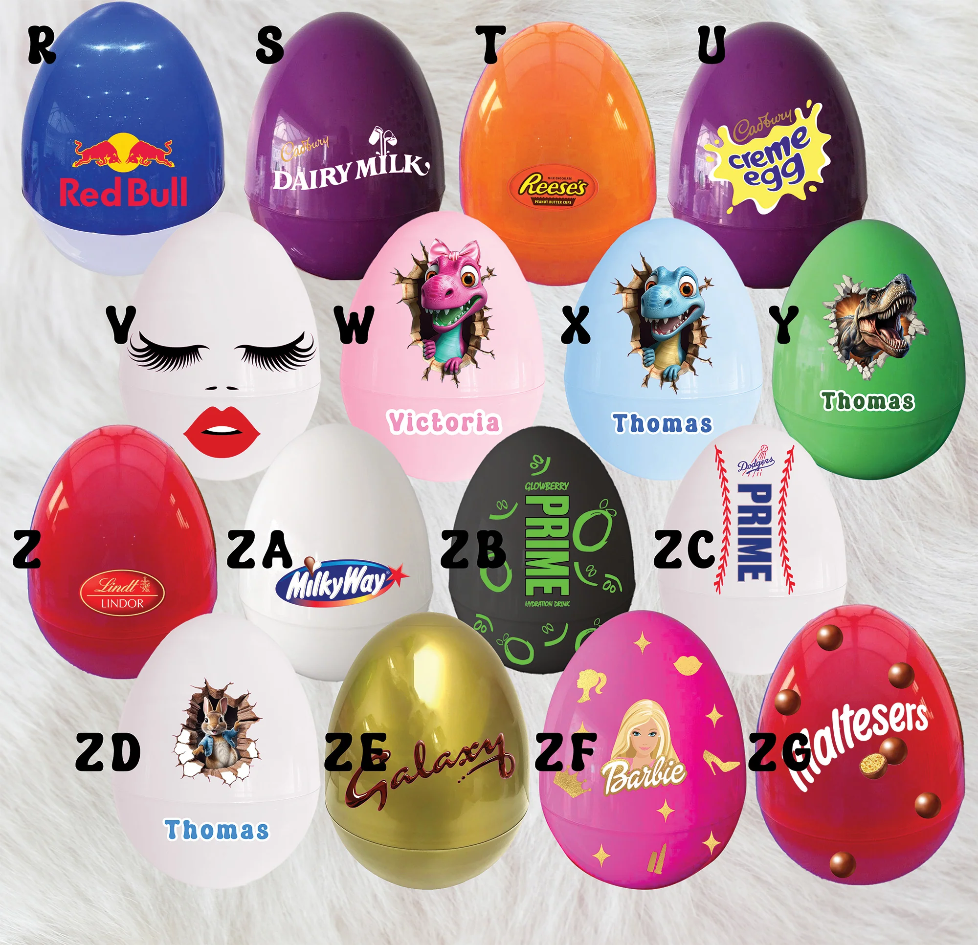 Decal for 14in Giant egg  easter decal only - vinyl - Image 3