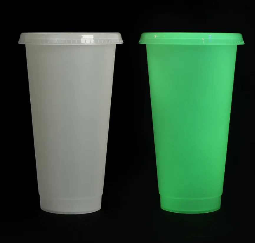 Glow In the Dark  - Solid colour Cold cup 24oz - Image 2