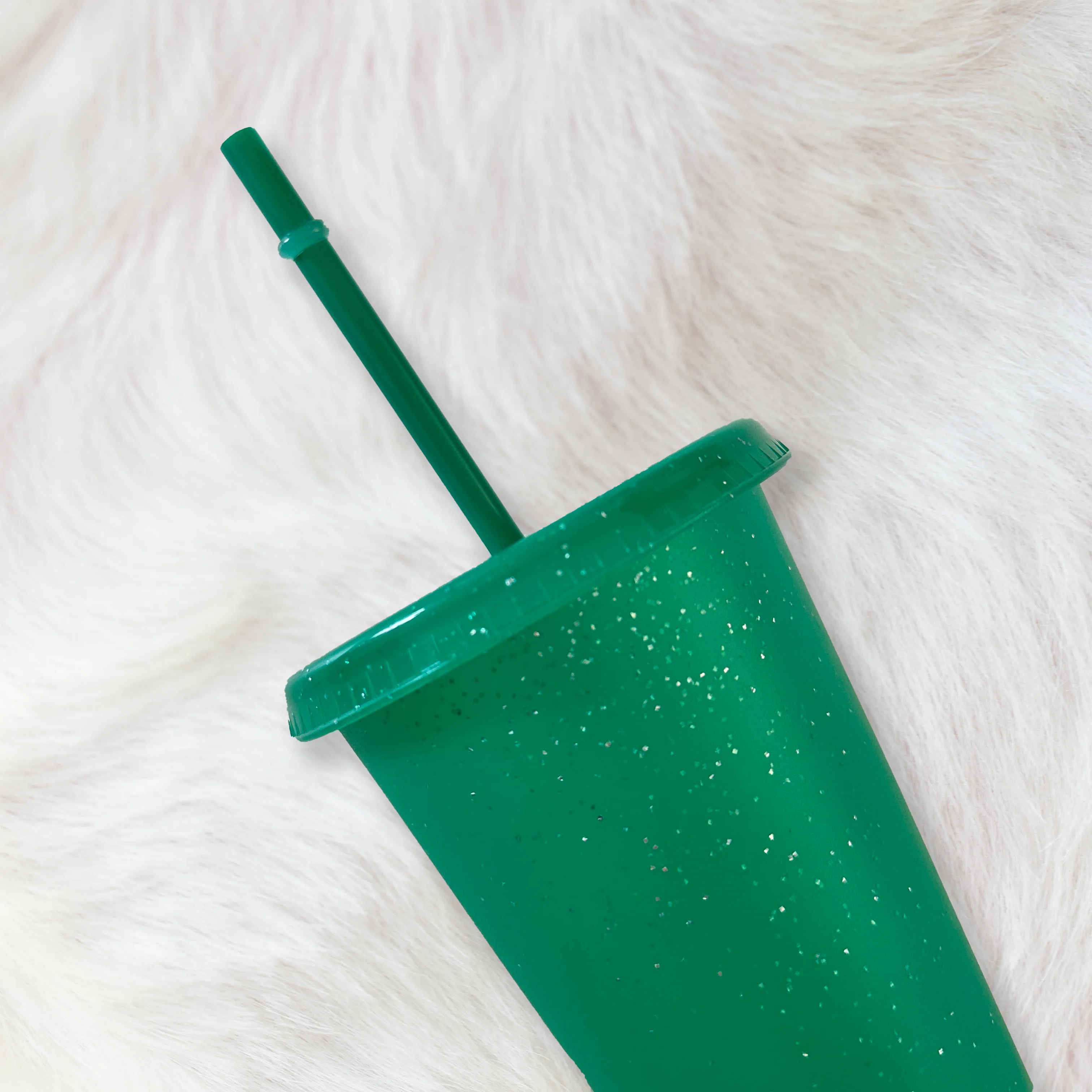 Green - Glitter colour Cold cup 24oz - Image 2