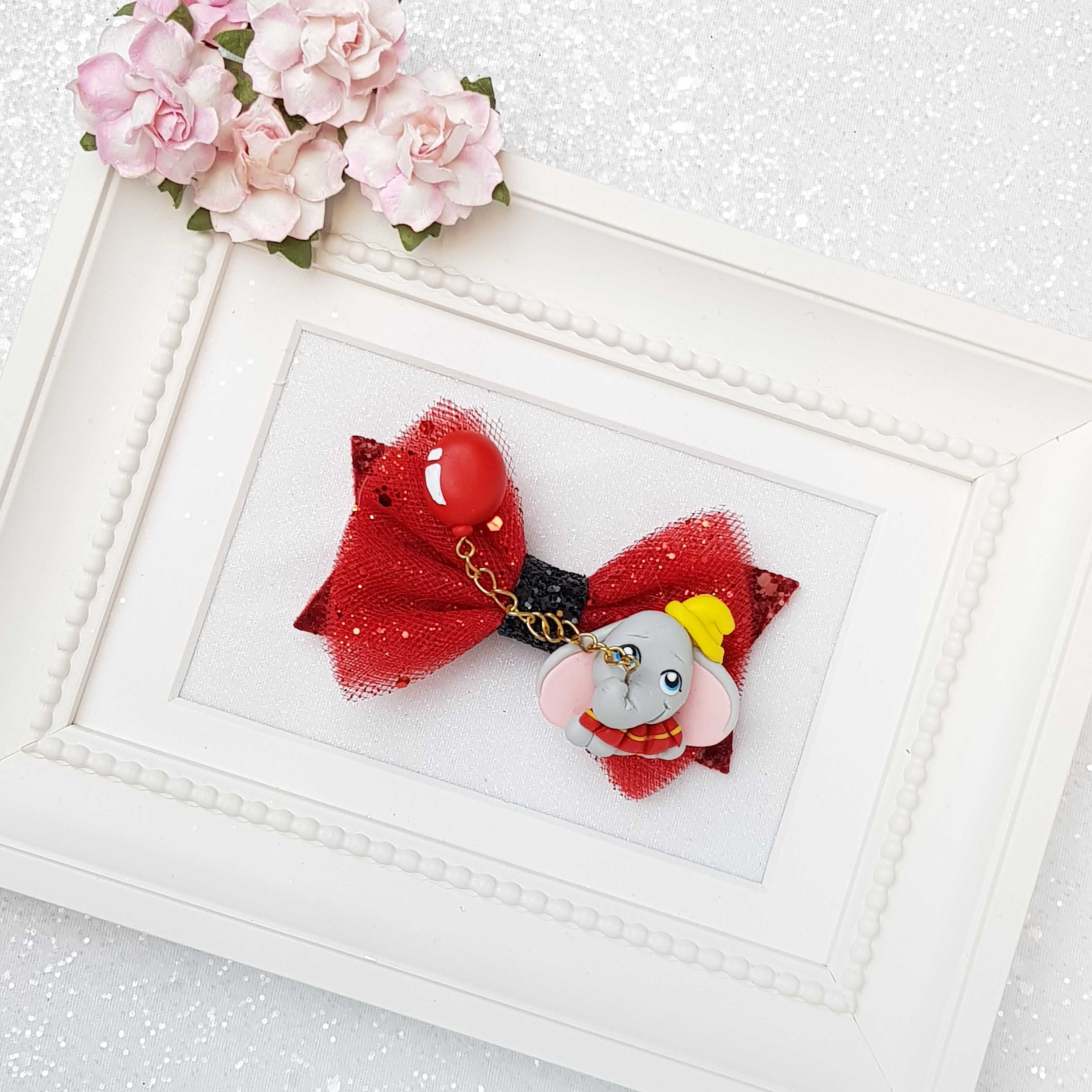 Clay Charm Embellishment - elephant balloon - Image 3