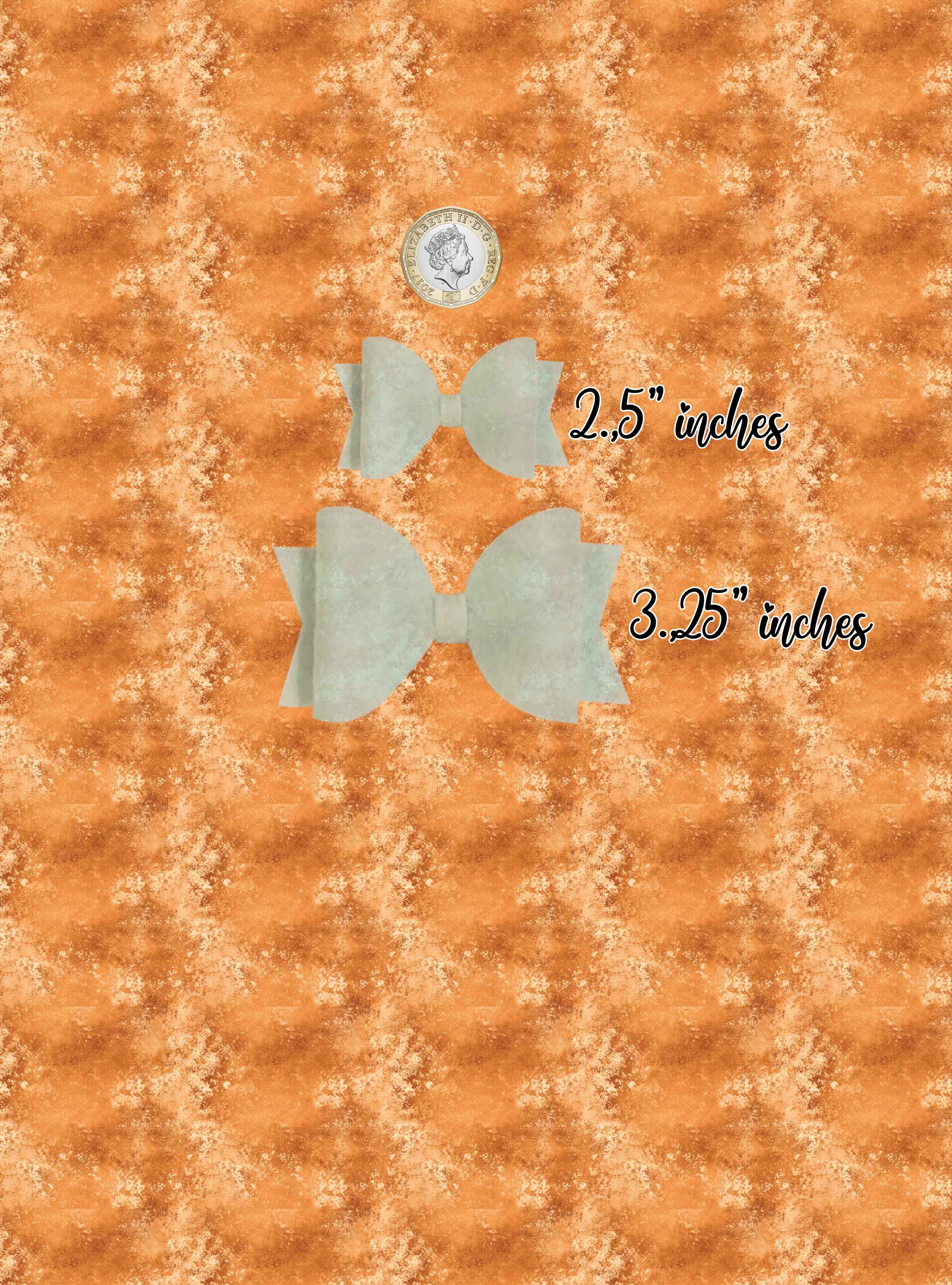 halloween floral  - Pu Leather vinyl - canvas - choose Fabric material Sheets - Image 3