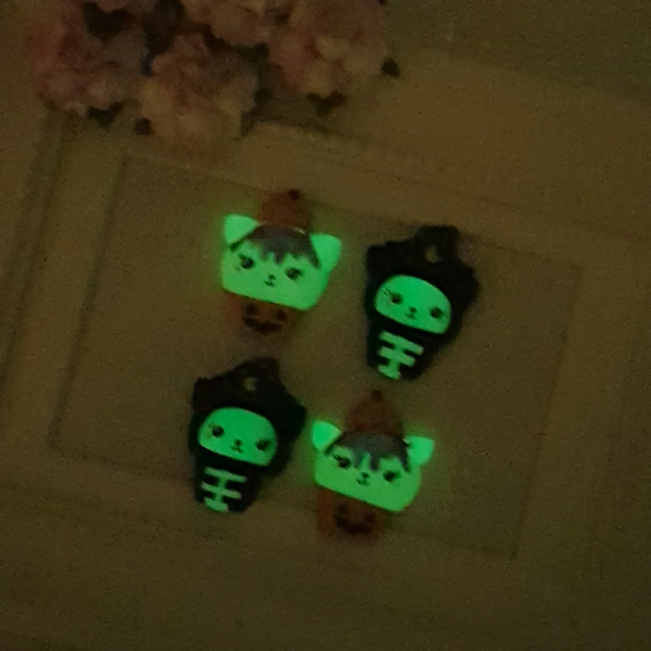 Halloween Cupcake - Handmade Flatback Clay Bow Centre