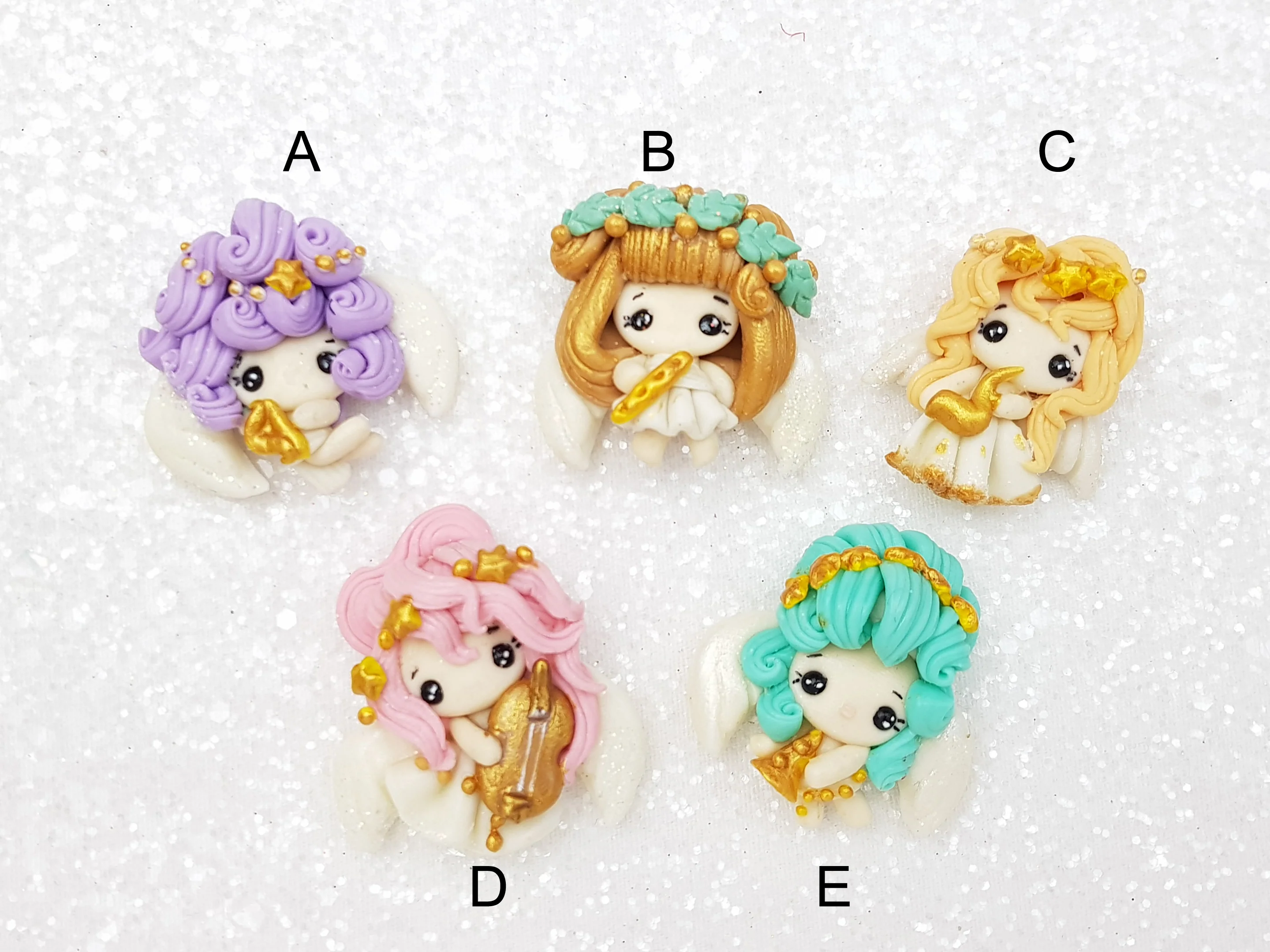 Clay Charm Embellishment - New Angel Orchestra