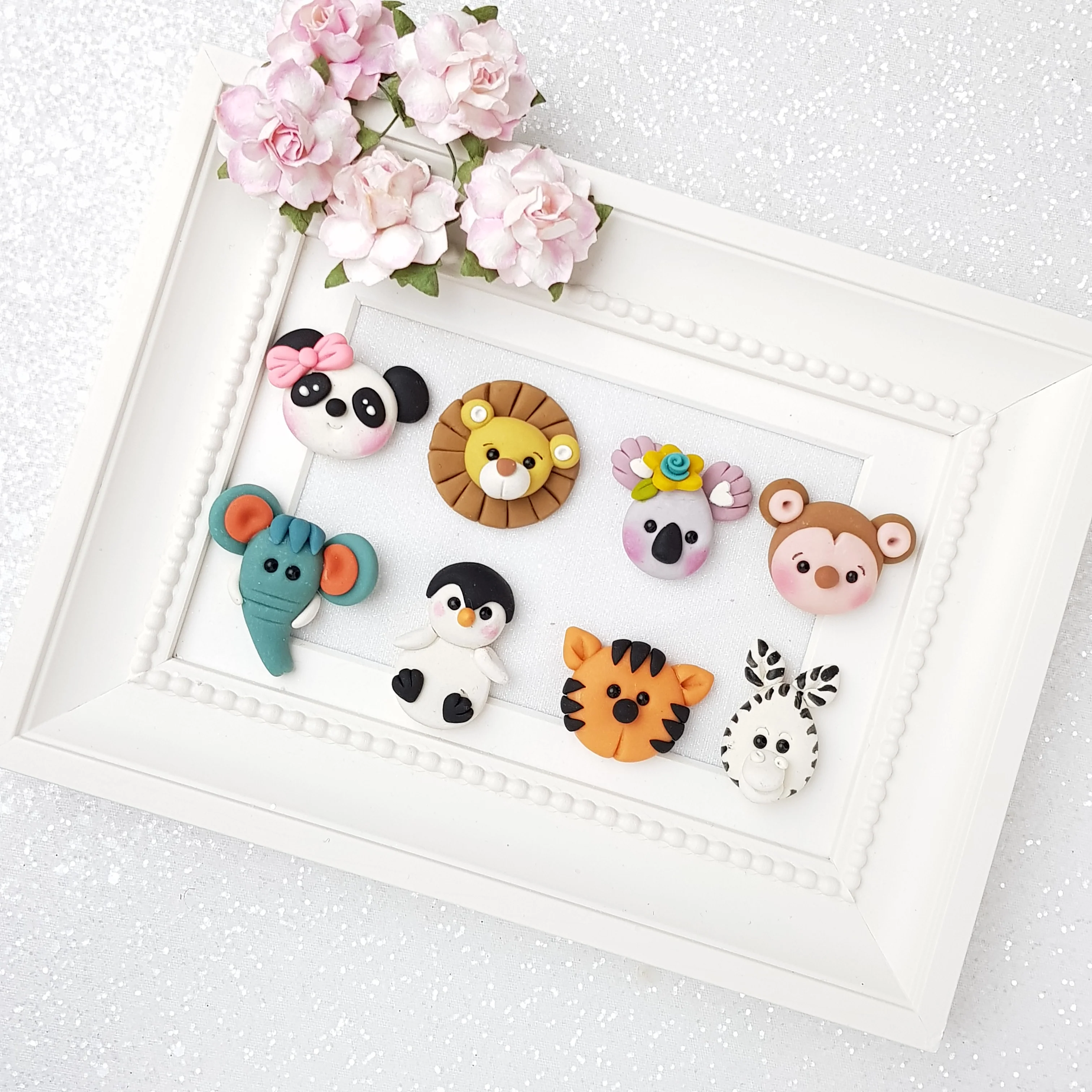 Clay Charm Embellishment - NEW LETS GOING TO THE ZOO - Image 2