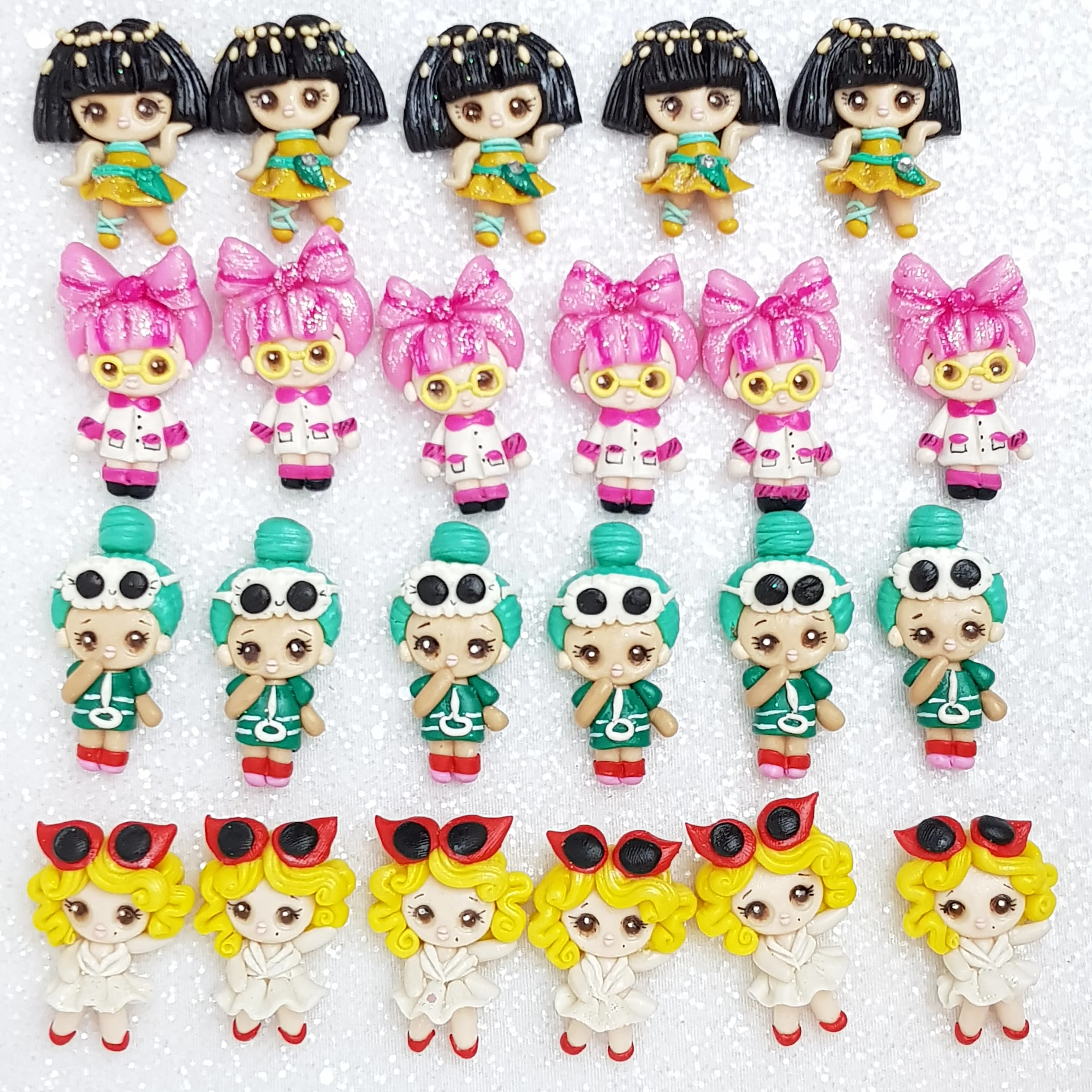 Clay Charm Embellishment - NEW POUT DOLL - Image 3
