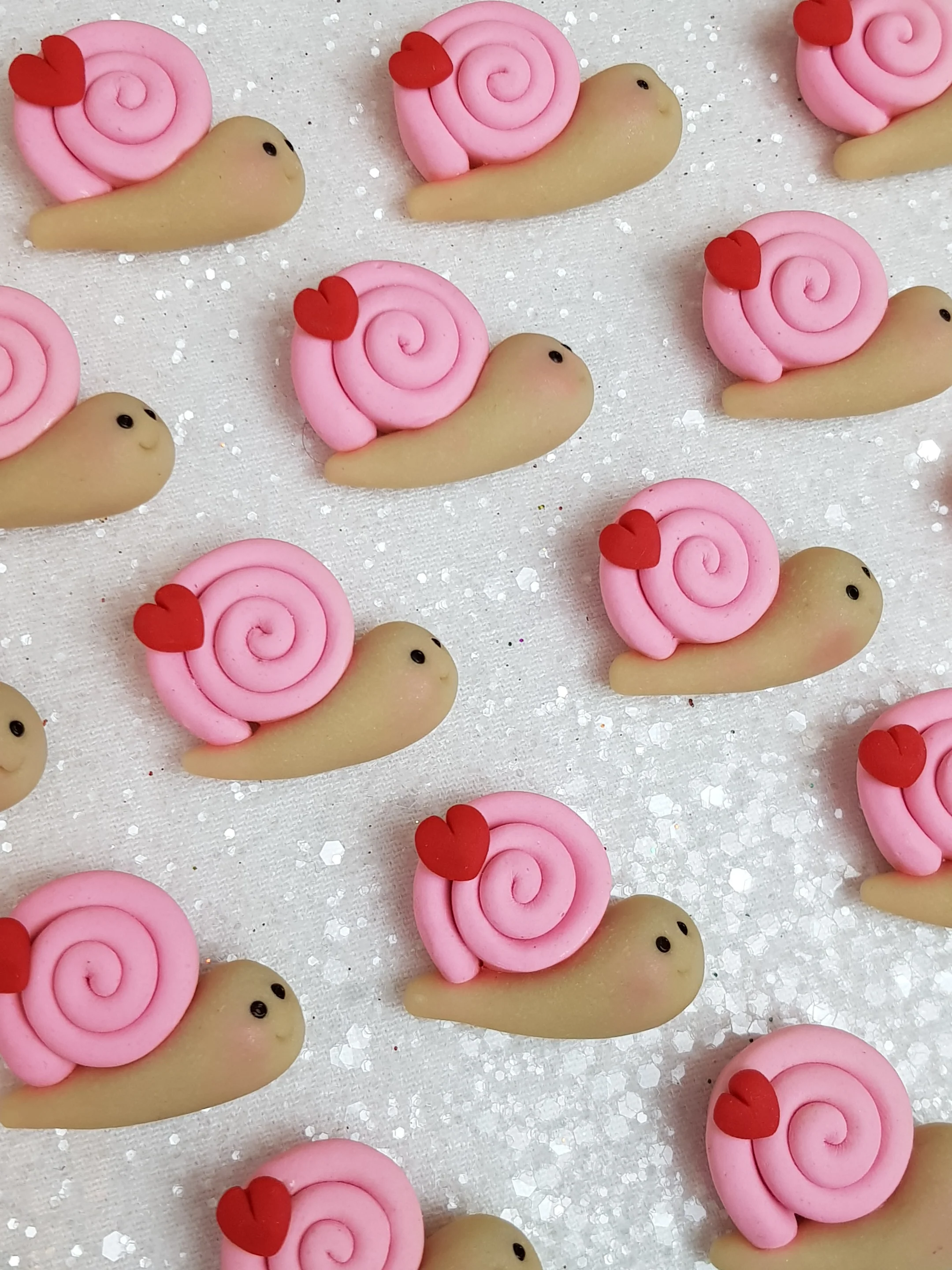 Clay Charm Embellishment - NEW SNAIL