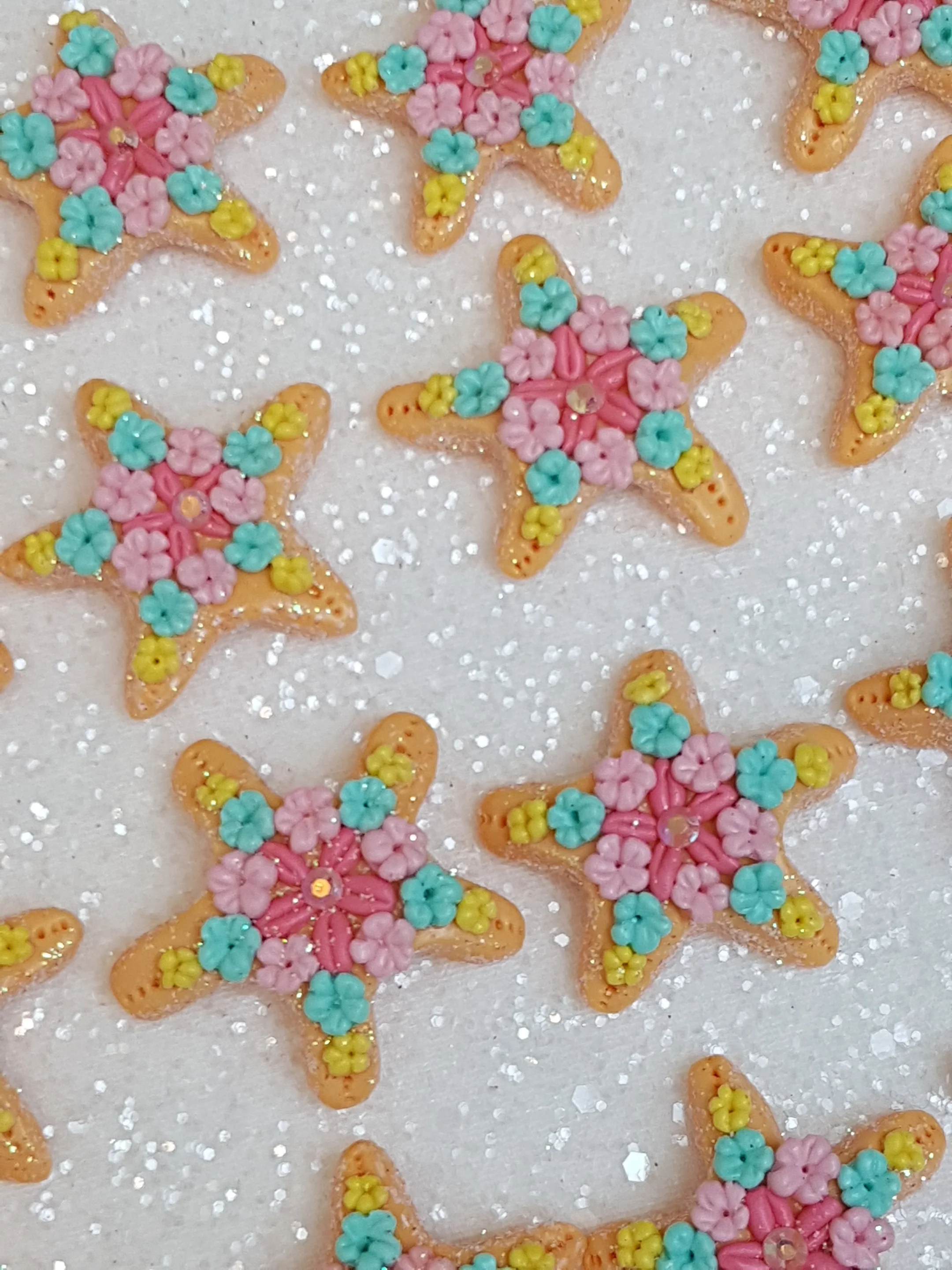 Clay Charm Embellishment - NEW STARFISH