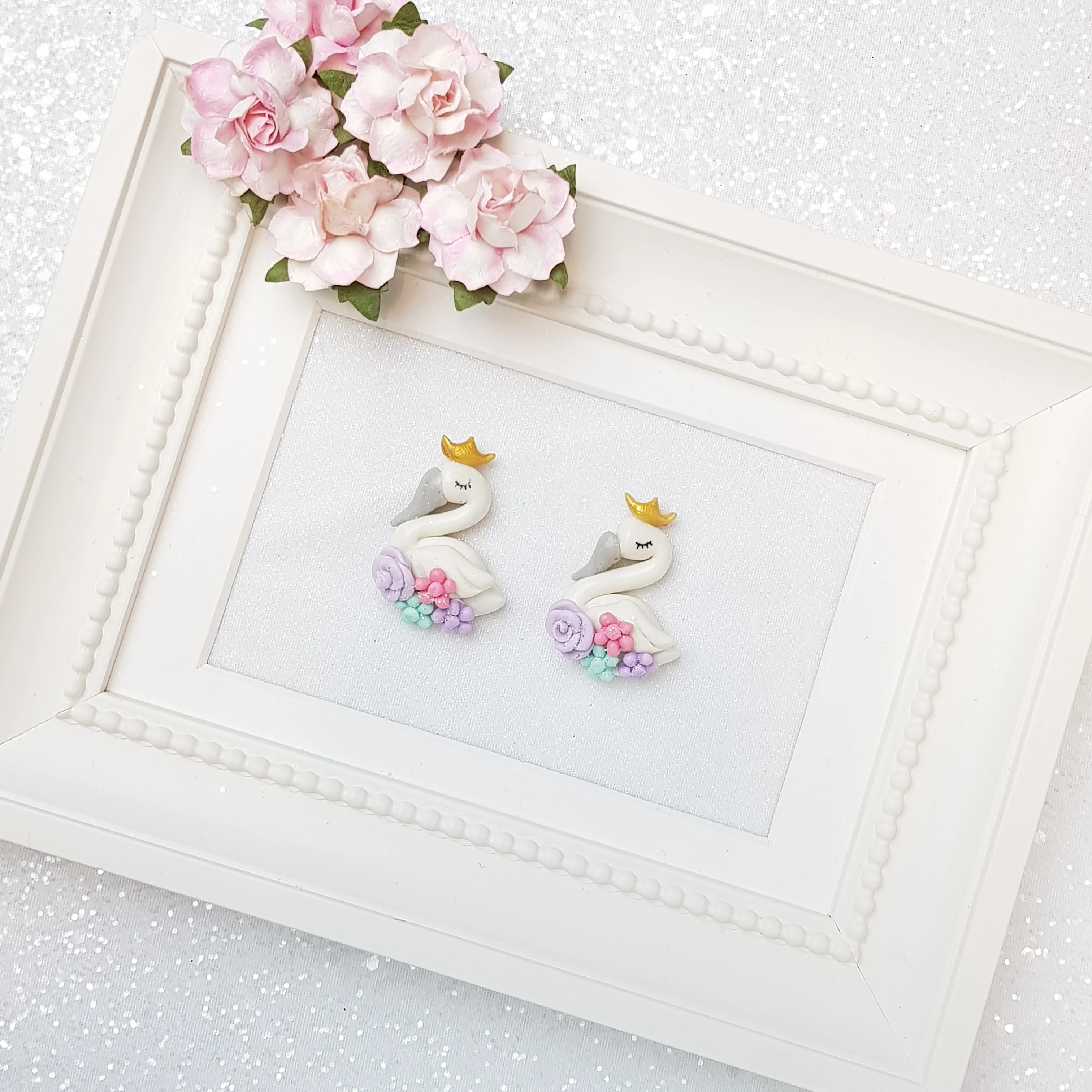 Clay Charm Embellishment - NEW SWAN - Image 3