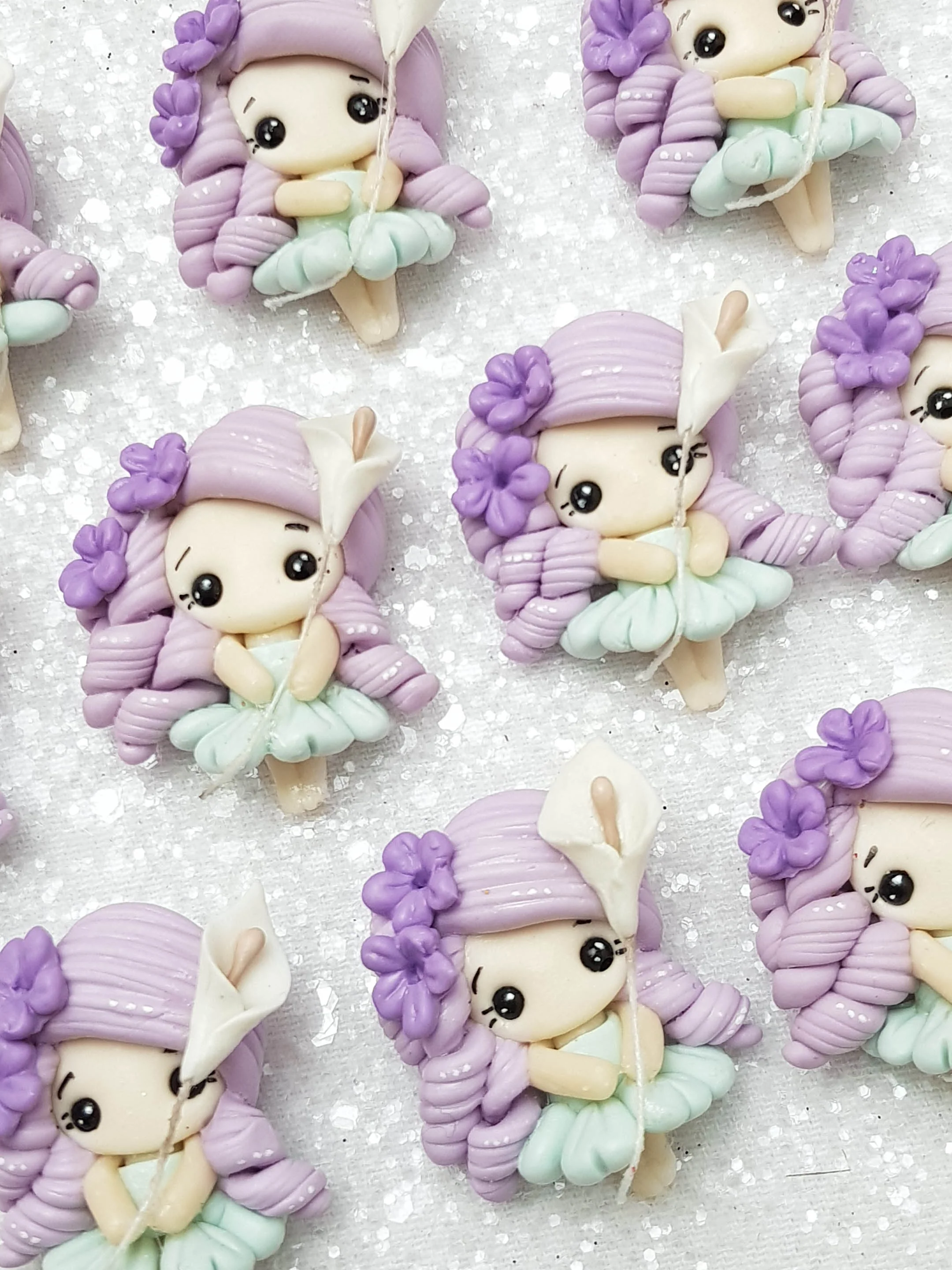 Clay Charm Embellishment - NEW THUMBELINA