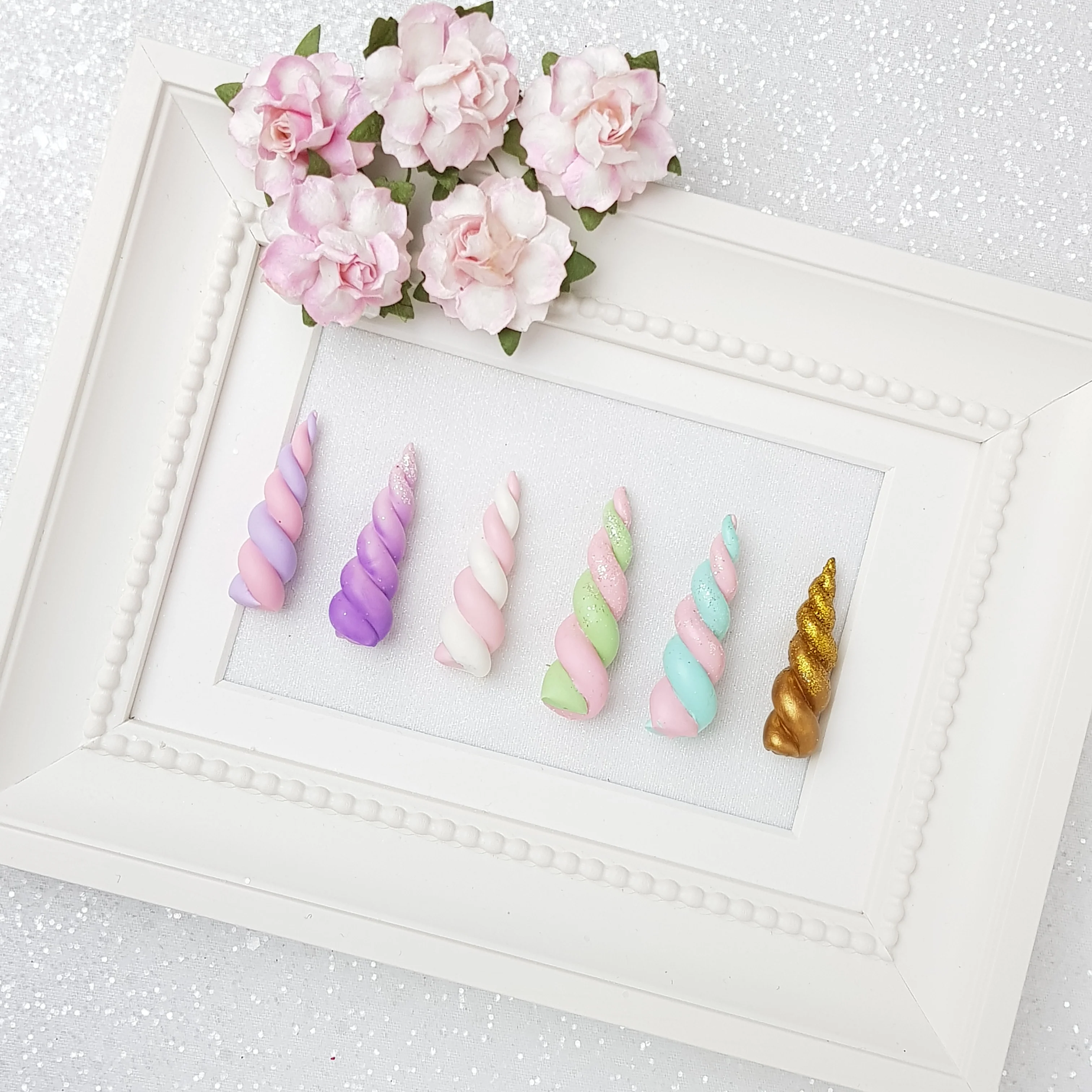 Clay Charm Embellishment - UNICORN HORN - Image 11