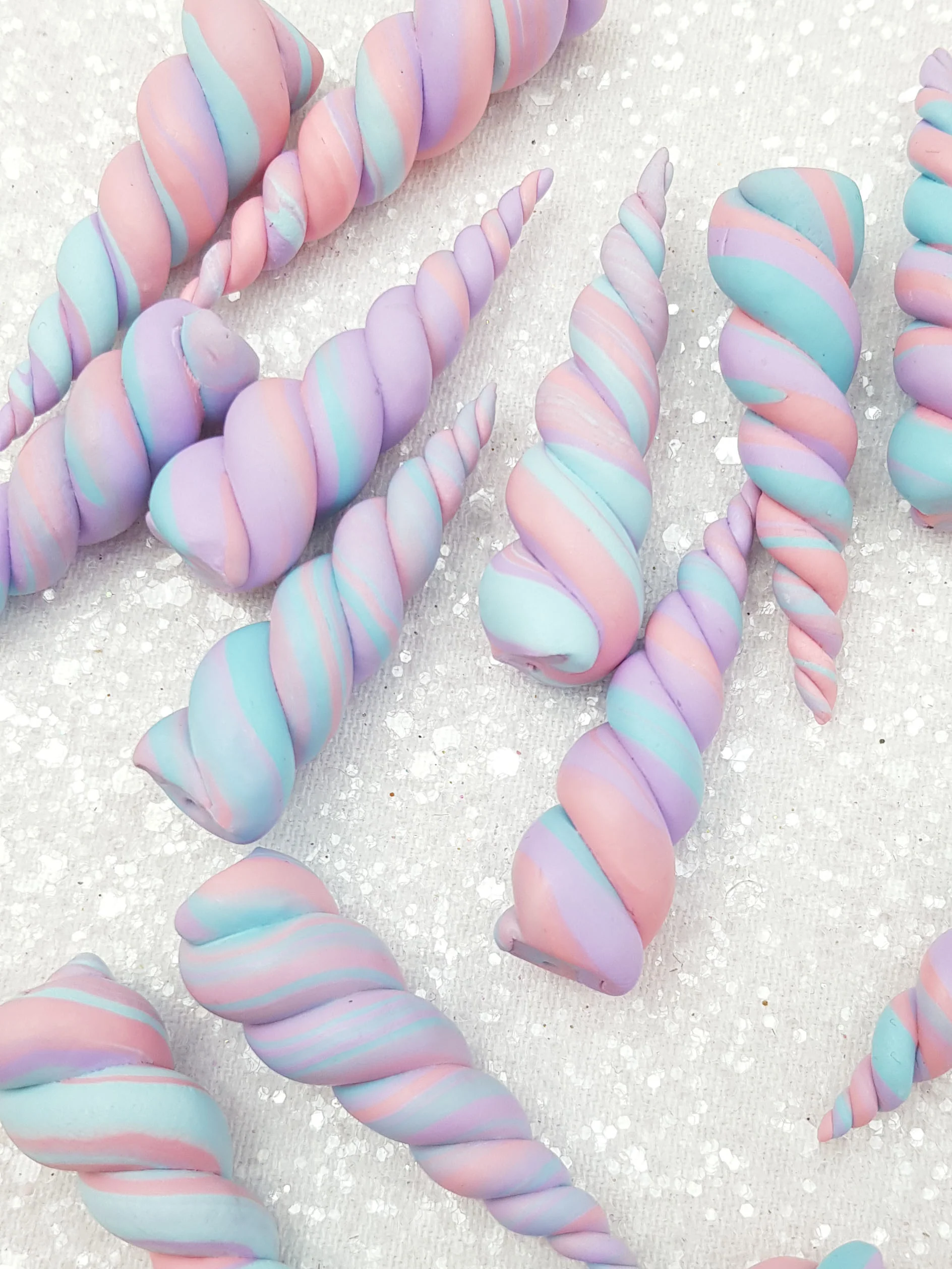 Clay Charm Embellishment - UNICORN HORN - Image 6