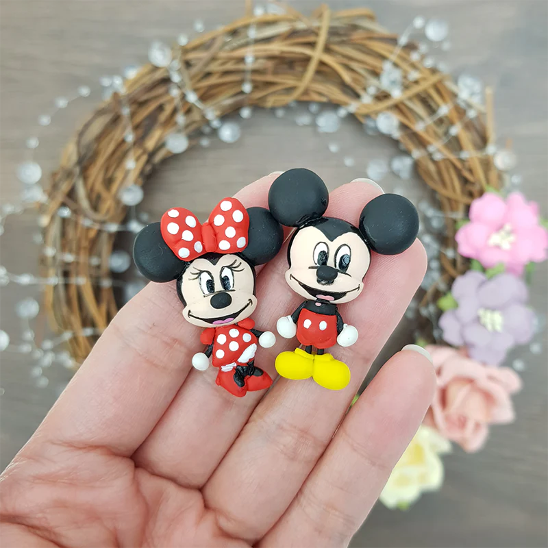 Happy mouse - Embellishment Clay Bow Centre