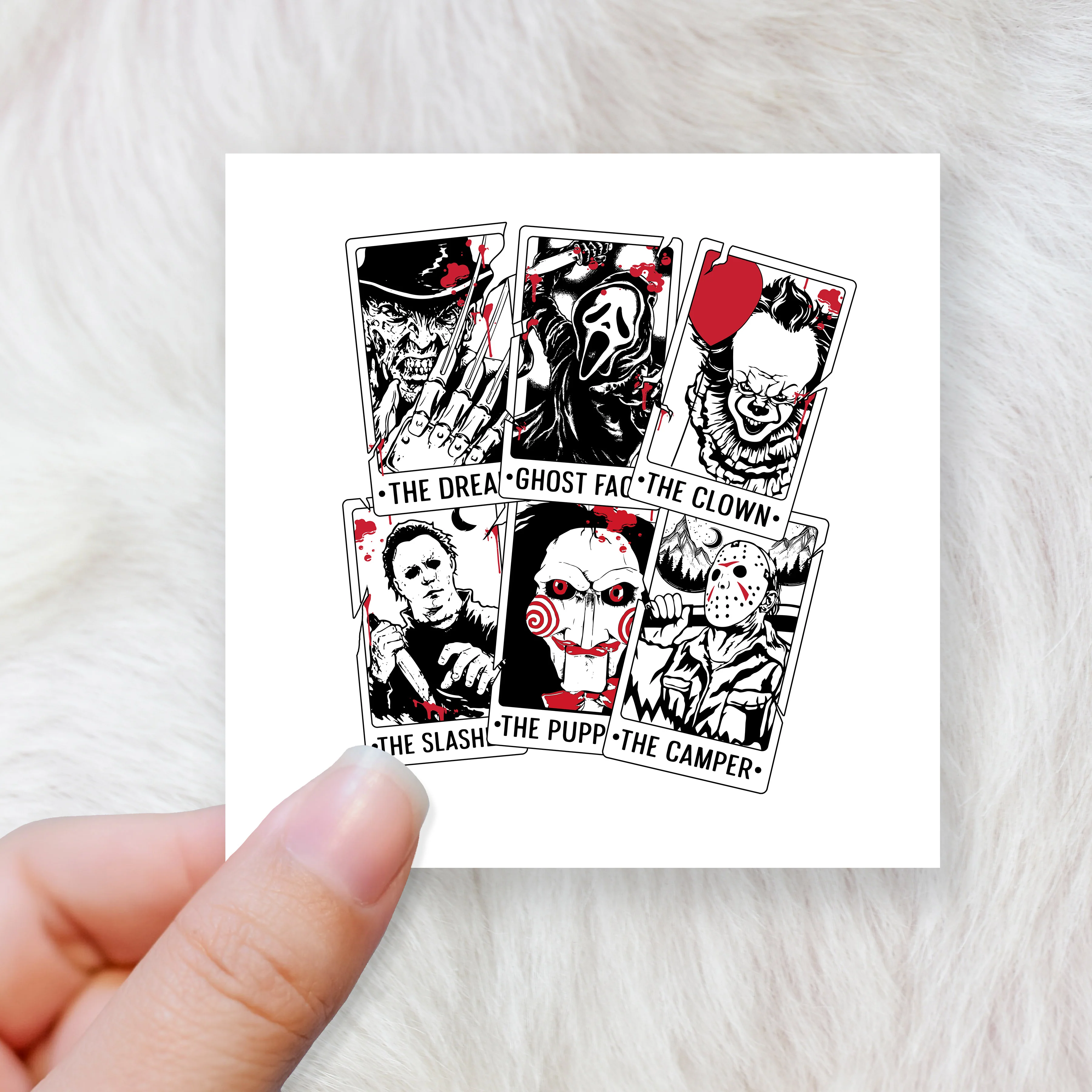 Horro card - CHOOSE UV DTF decal - DTF Transfer