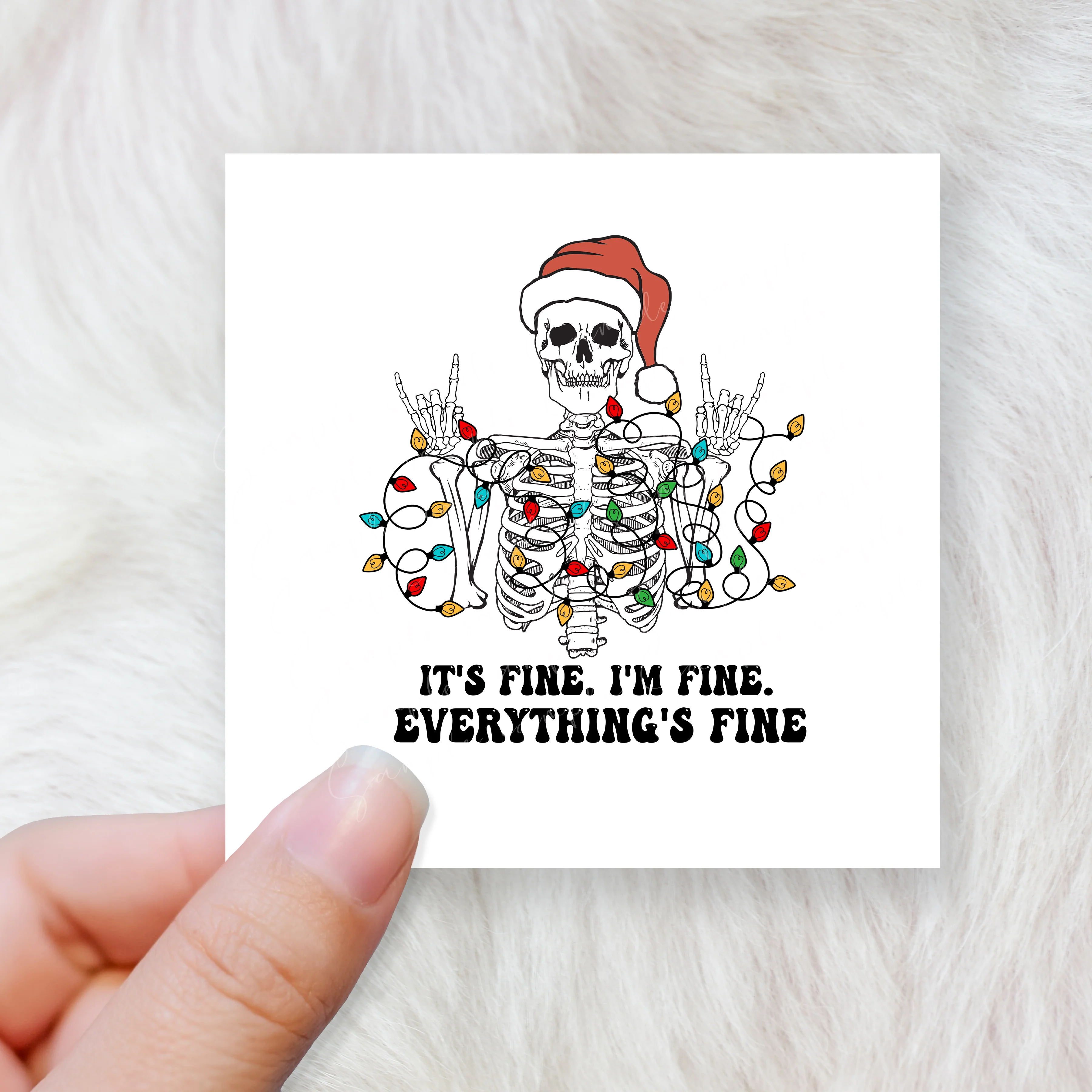 It's fine I'm fine - CHOOSE UV DTF decal - DTF Transfer - Image 2