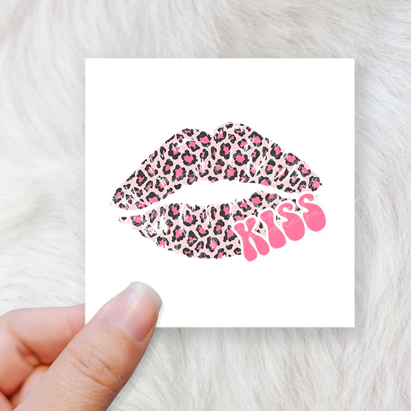Kiss lips - CHOOSE UV DTF decal - DTF Transfer - Image 2